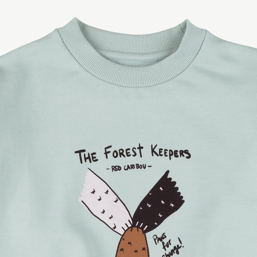 Sweatshirt 'the forest keepers' grey mist