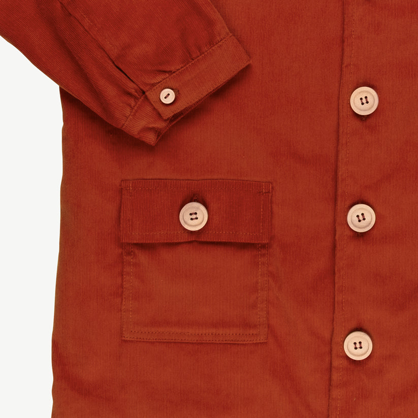 Abrigo de corduroy 'amazed racoon' autum glaze