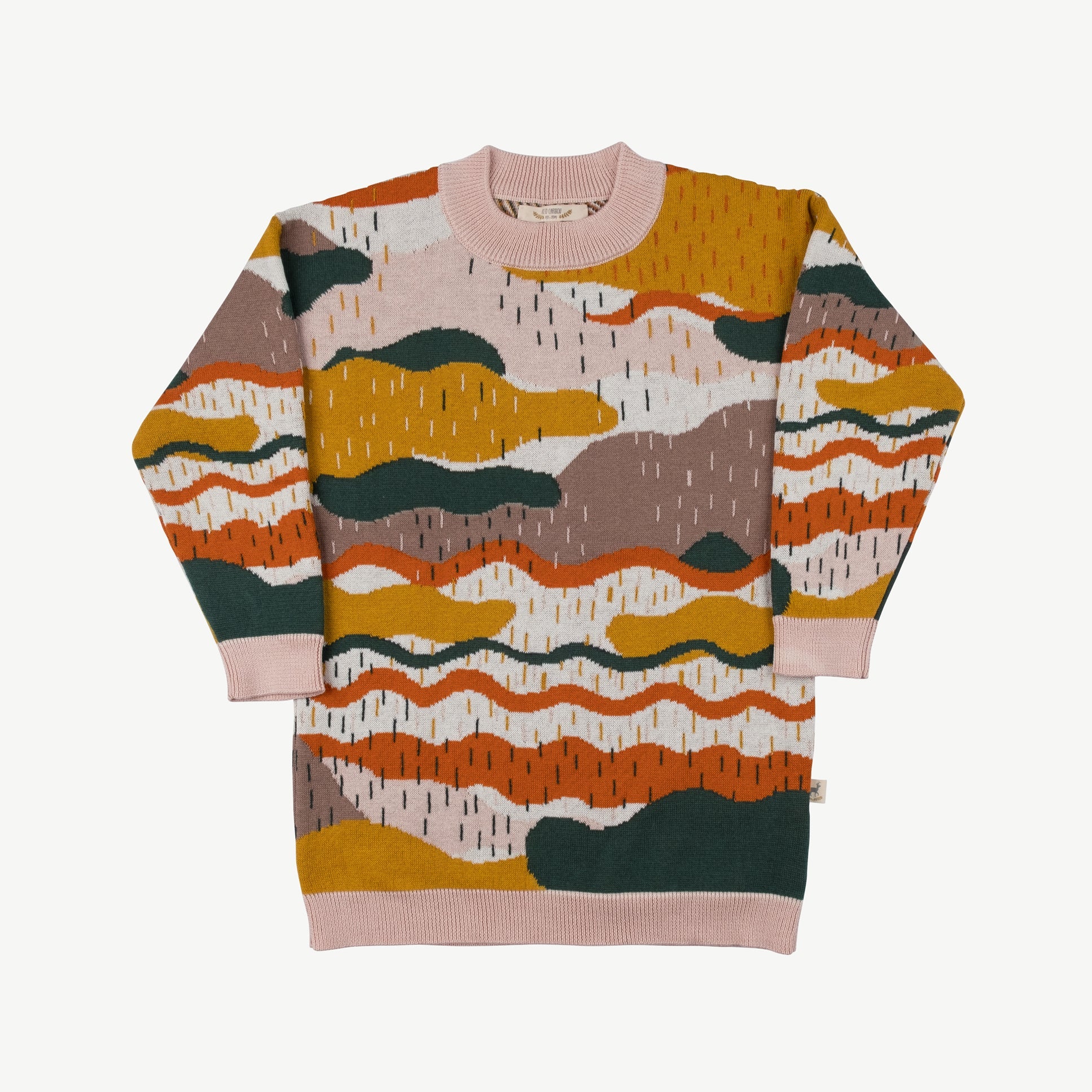 Suéter oversized tejido'redwoods' cameo rose