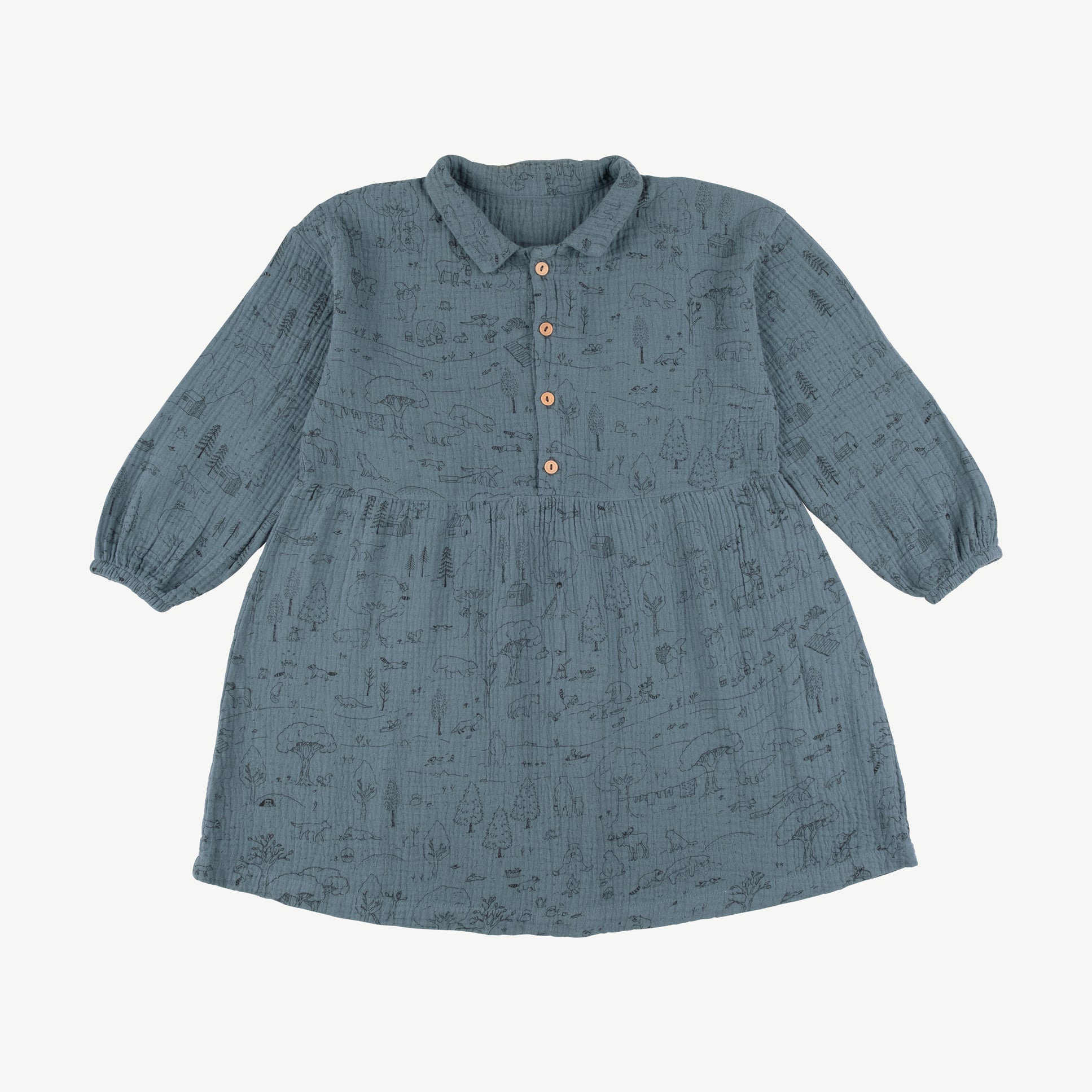 Vestido 'the story' blue mirage