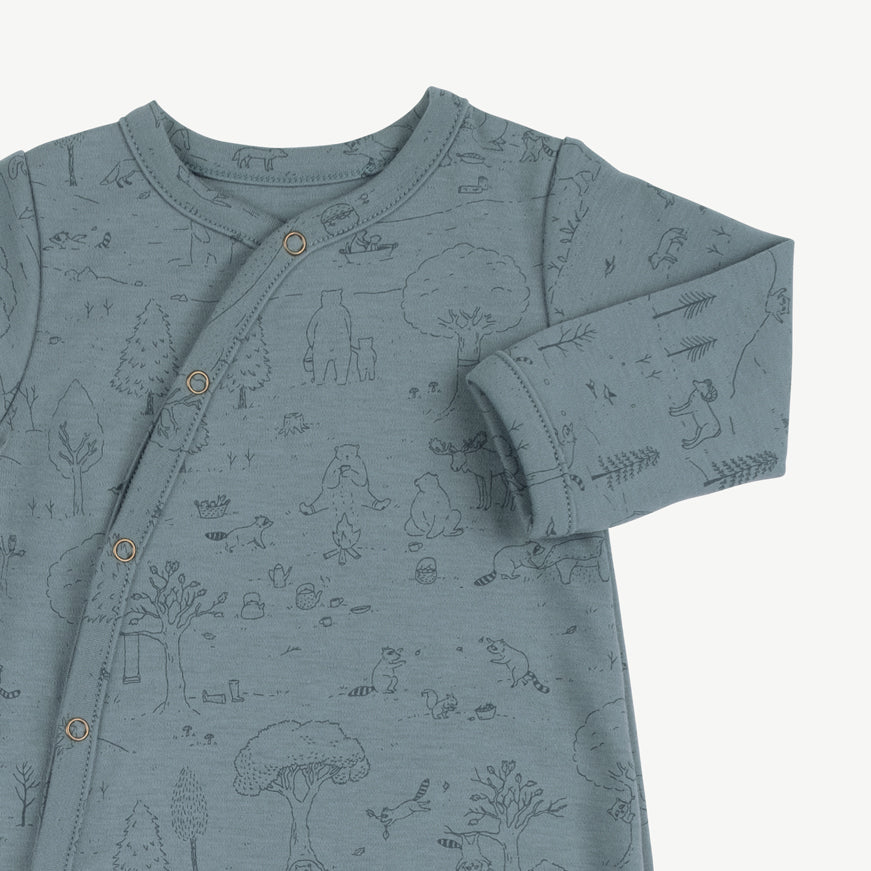 Enterizo con pies 'the story' blue mirage