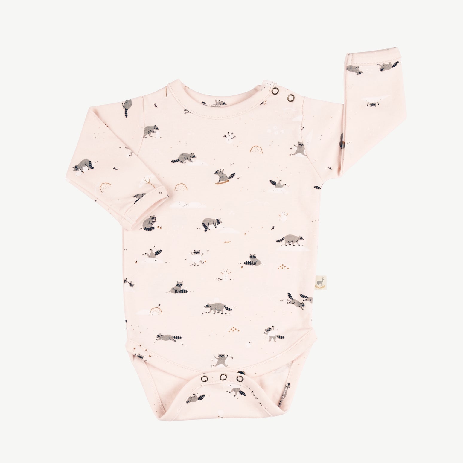 Body 'frolicsome raccoons' pearl