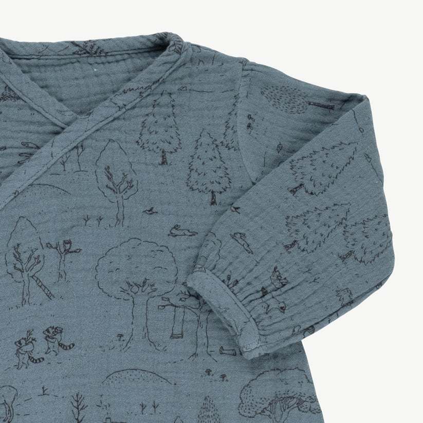 Body kimono 'the story' blue mirage