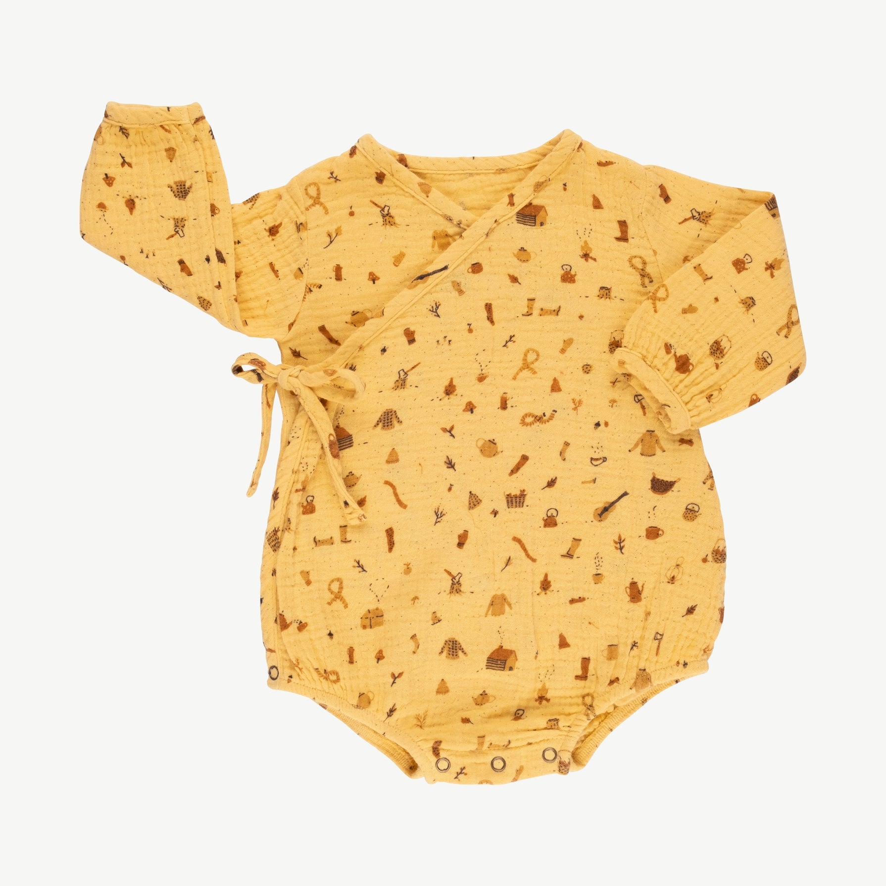 Body kimono 'winter essentials' cornsilk