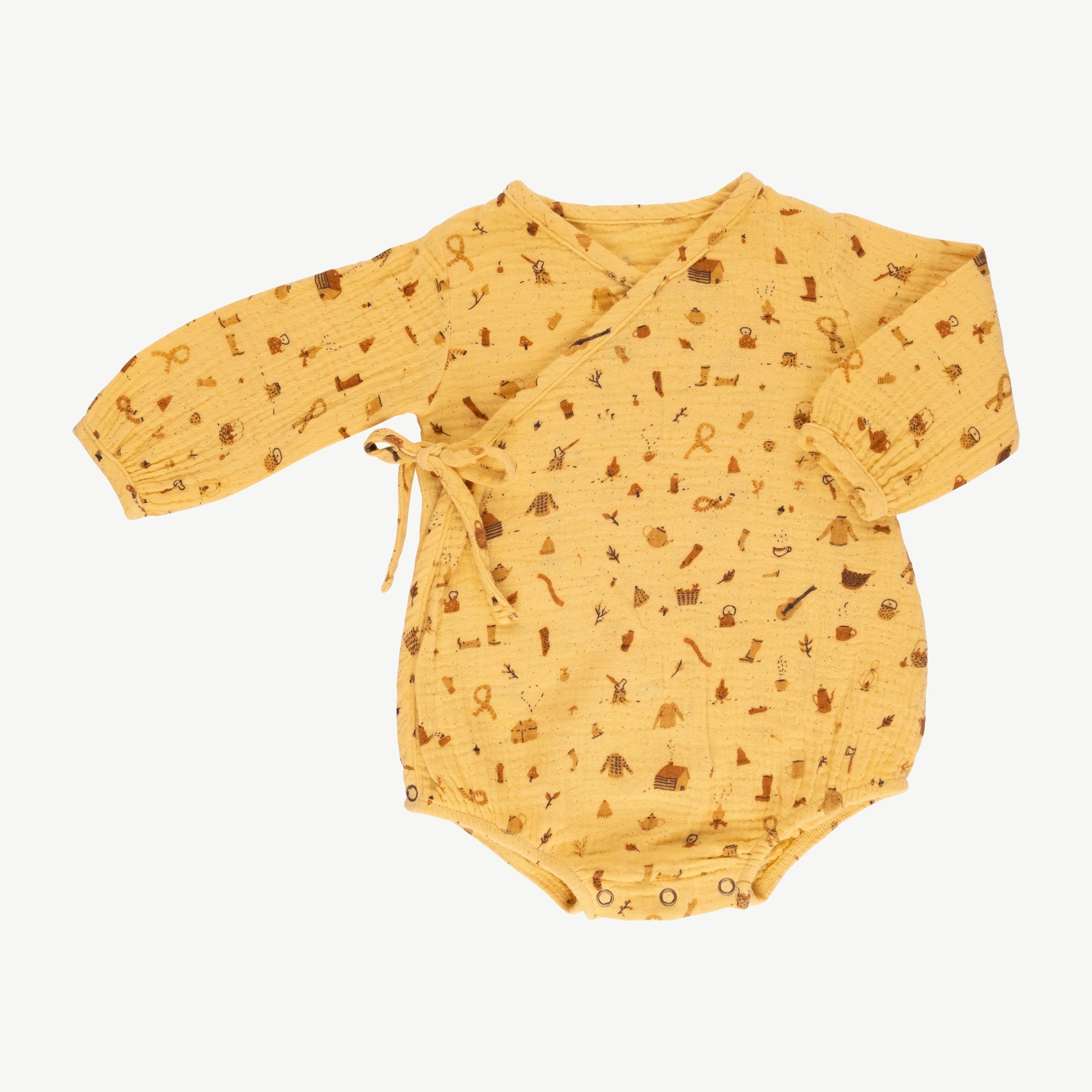 Body kimono 'winter essentials' cornsilk