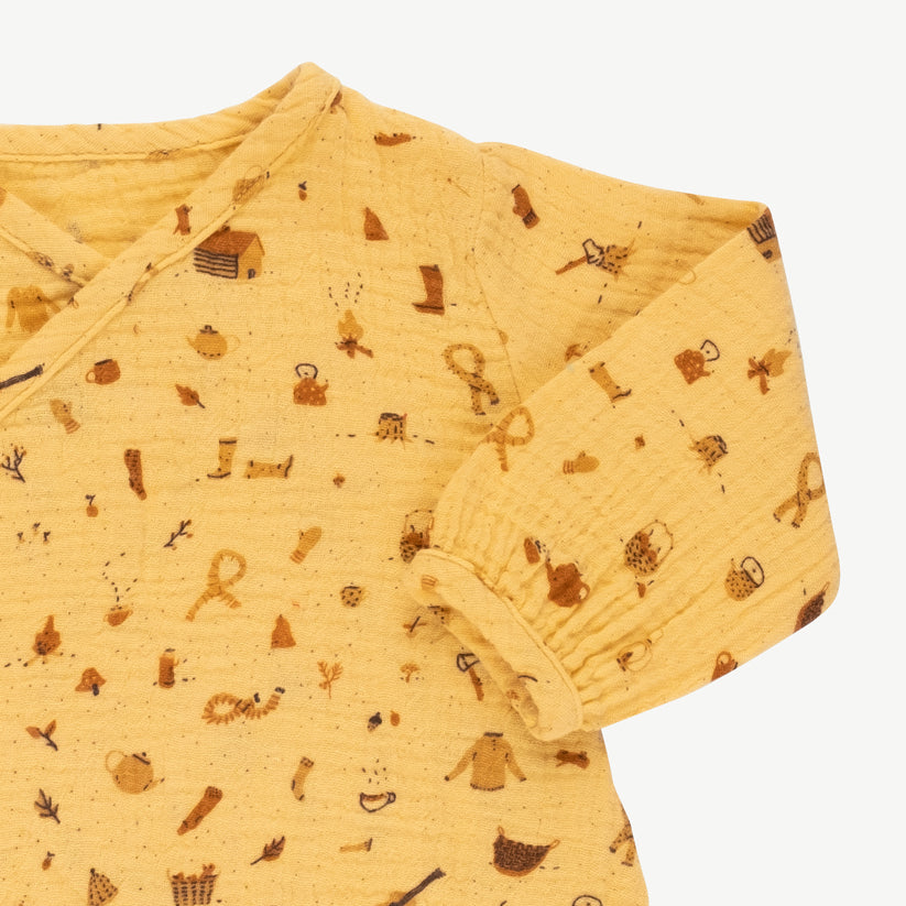 Body kimono 'winter essentials' cornsilk