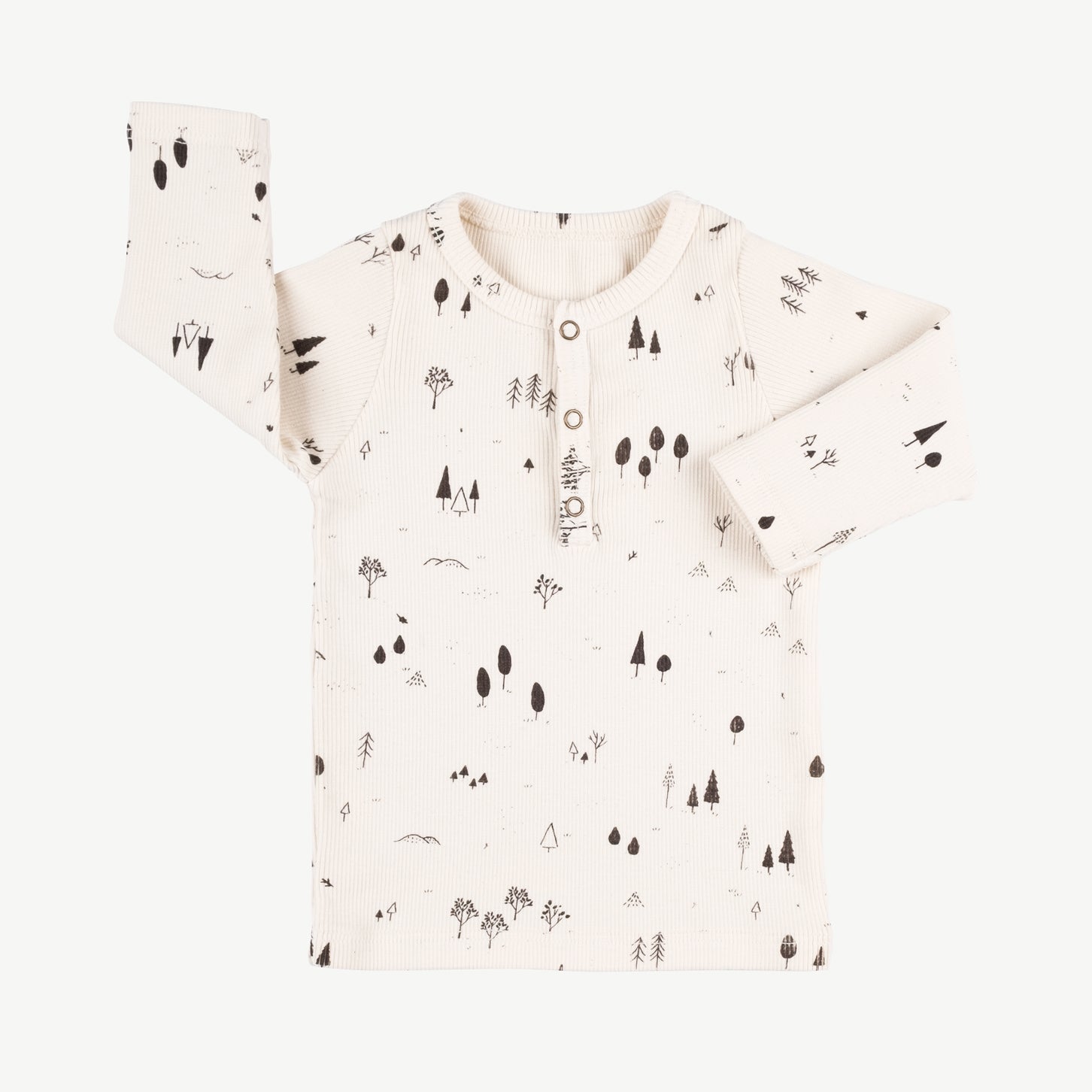 Polo henley 'the woods' ivory