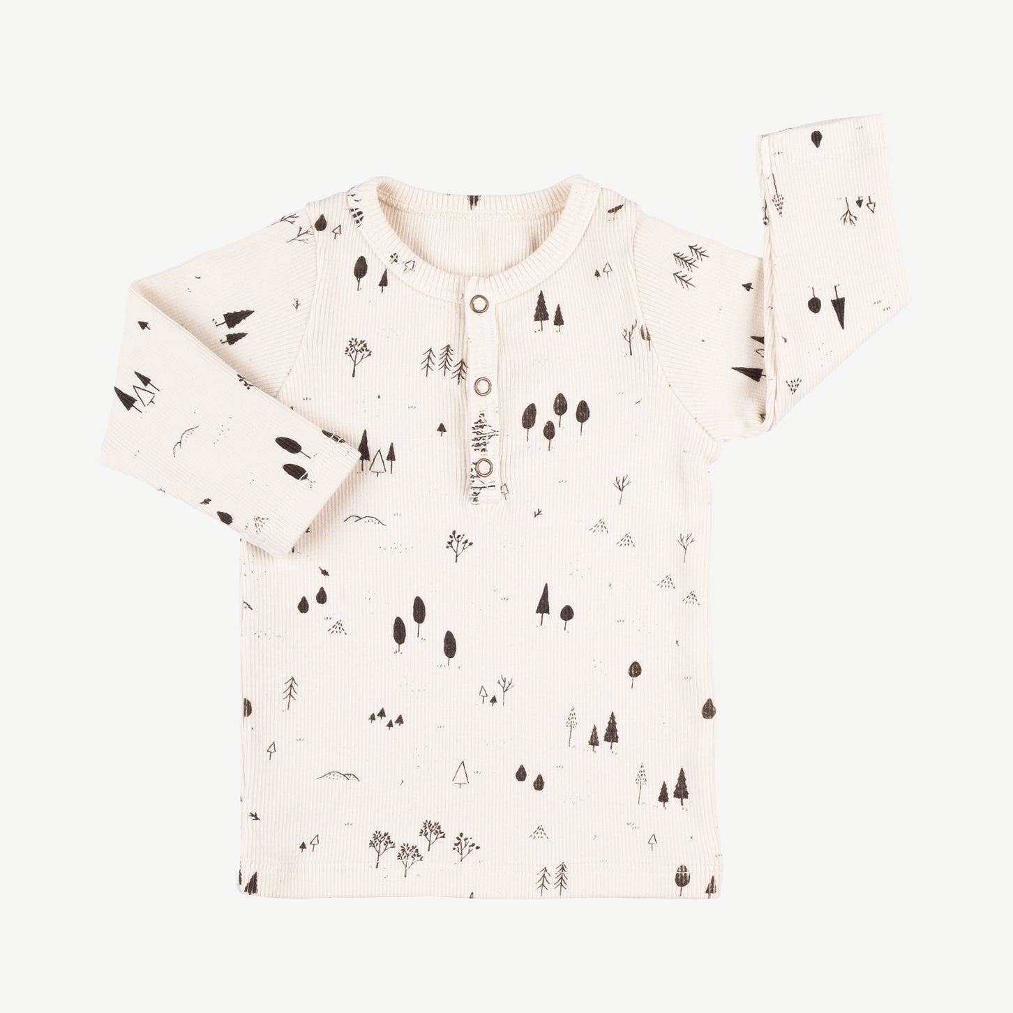 Polo henley 'the woods' ivory