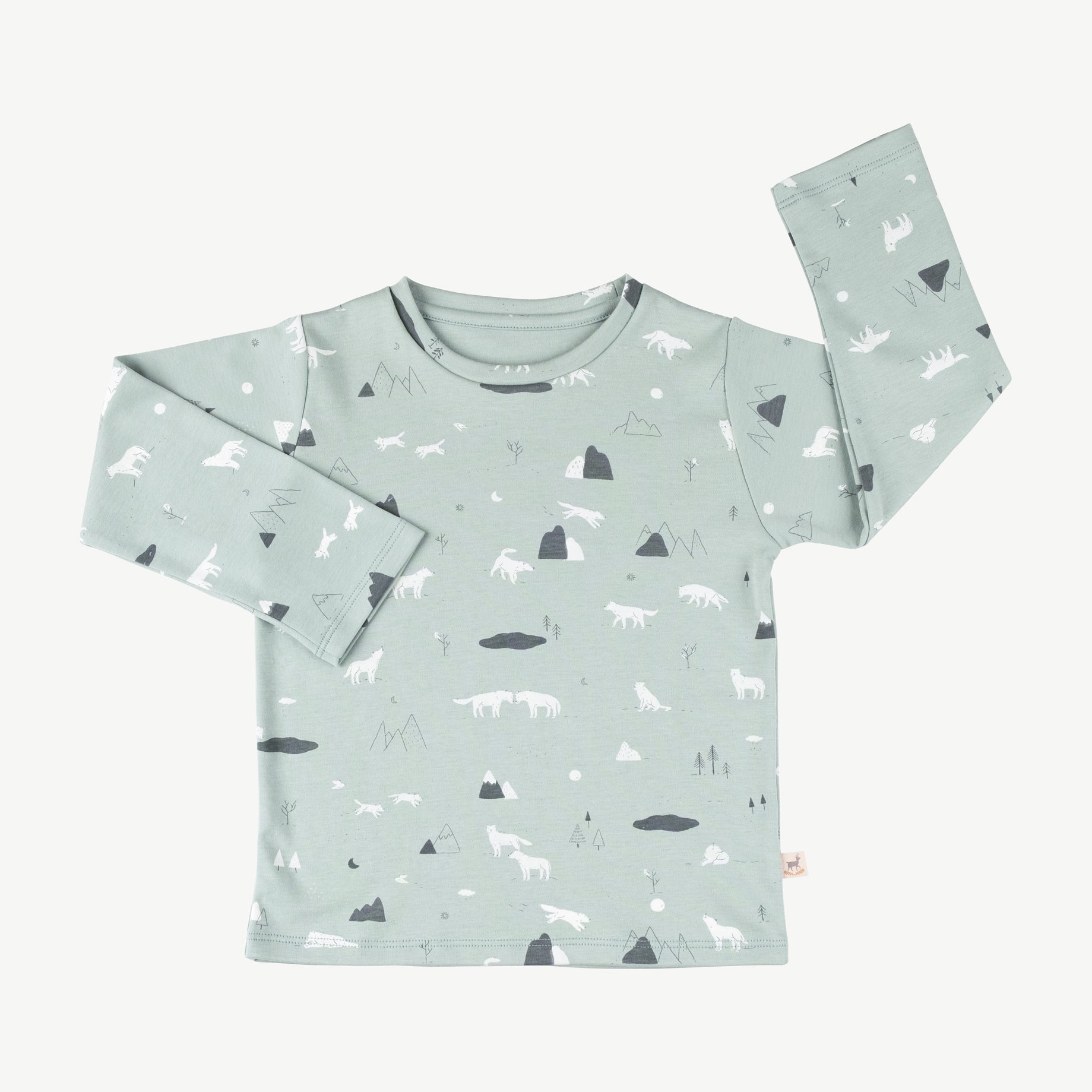 Polo 'guardian wolves' gray mist