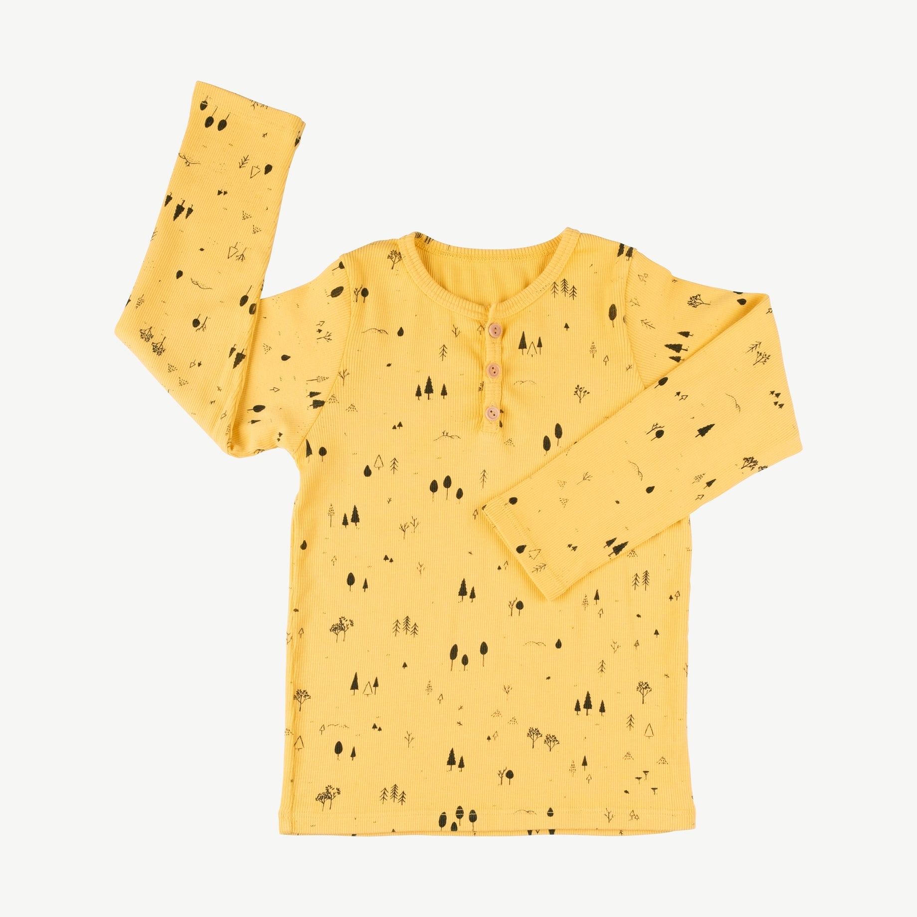 Polo henley 'the woods' cornsilk