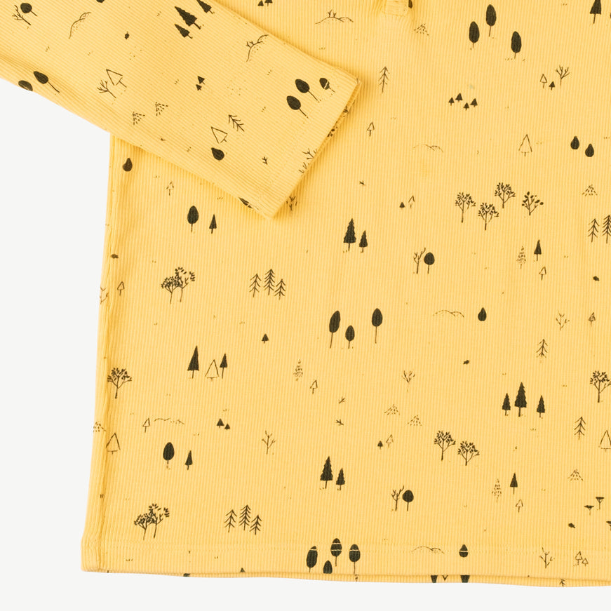 Polo henley 'the woods' cornsilk