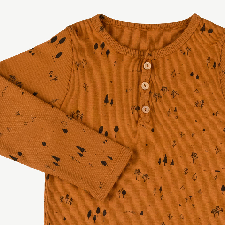 Polo henley 'the woods' sugar almond