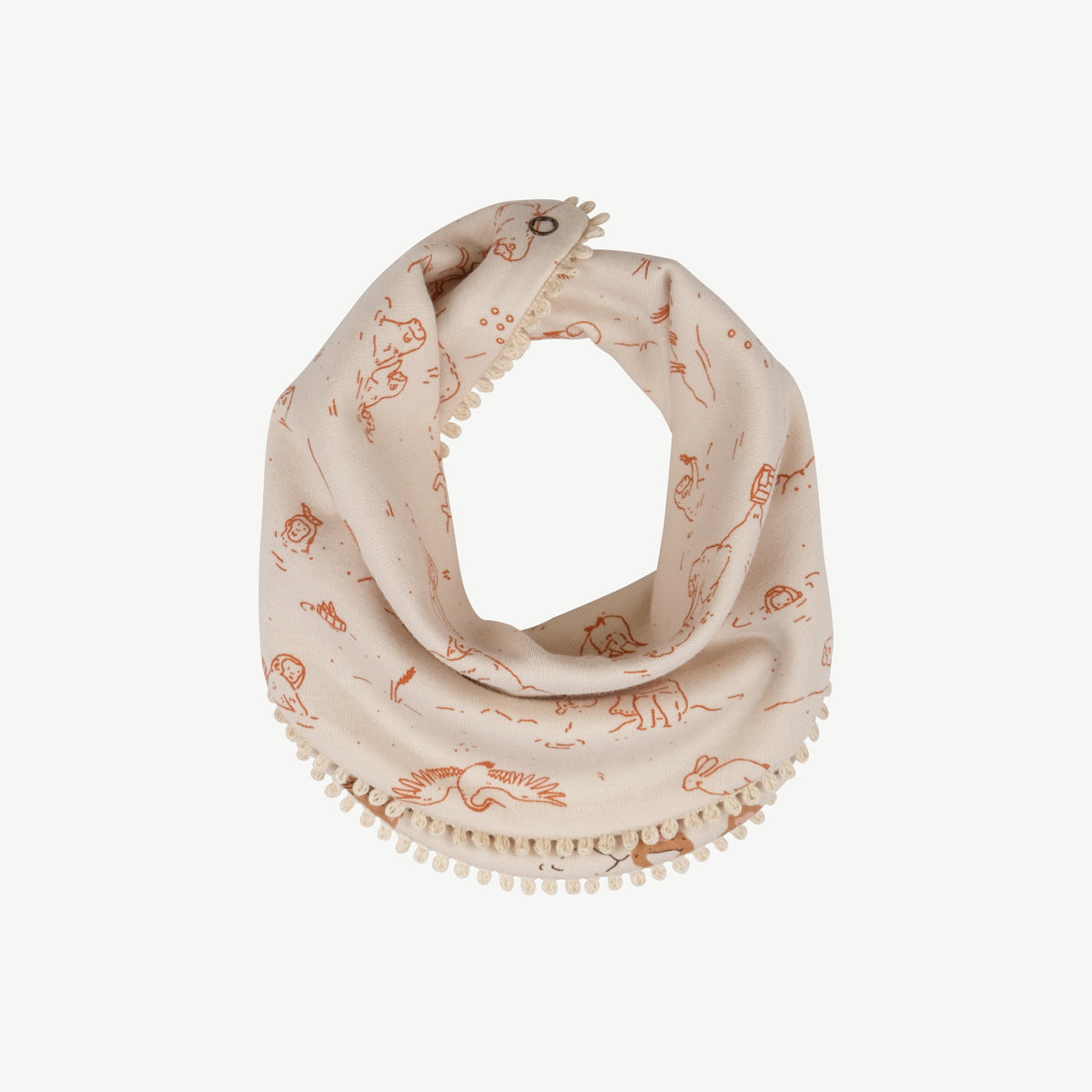Bandana 'Monkey Snow Day' (Monos) Sandshell