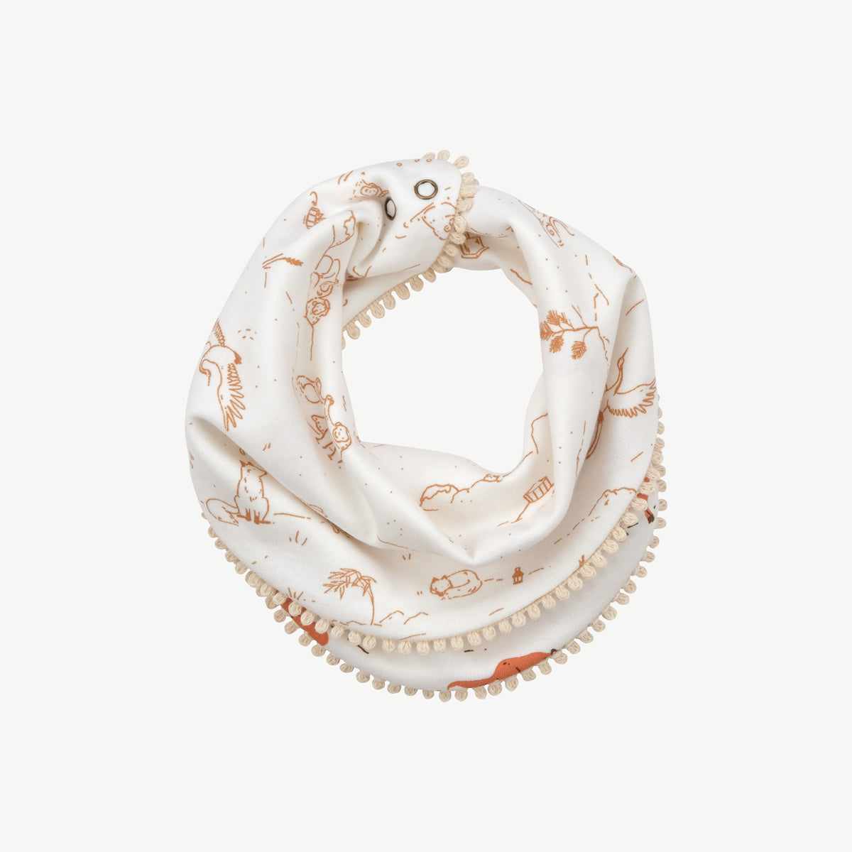 Bandana ‘Mountain Kitsune’ (Zorros) Ivory