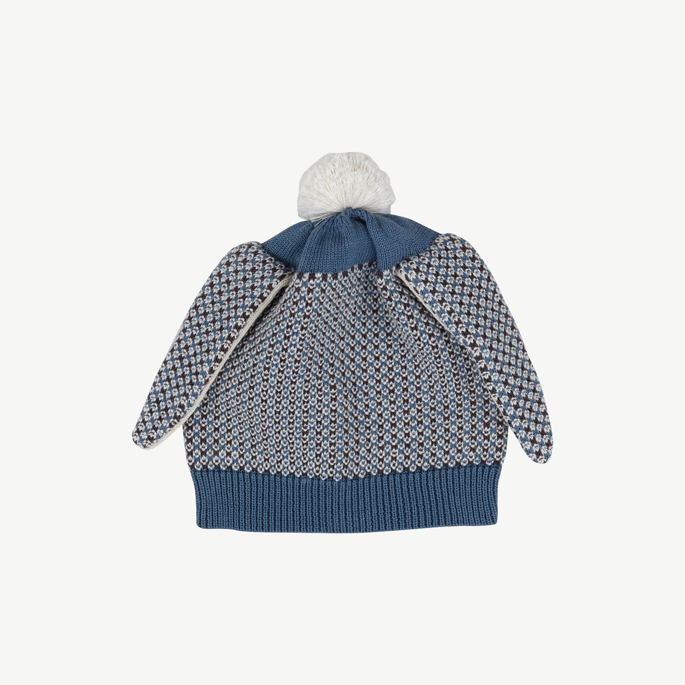 Gorrito de Conejo Tejido de Bebé ‘Multi' Blue Mirage