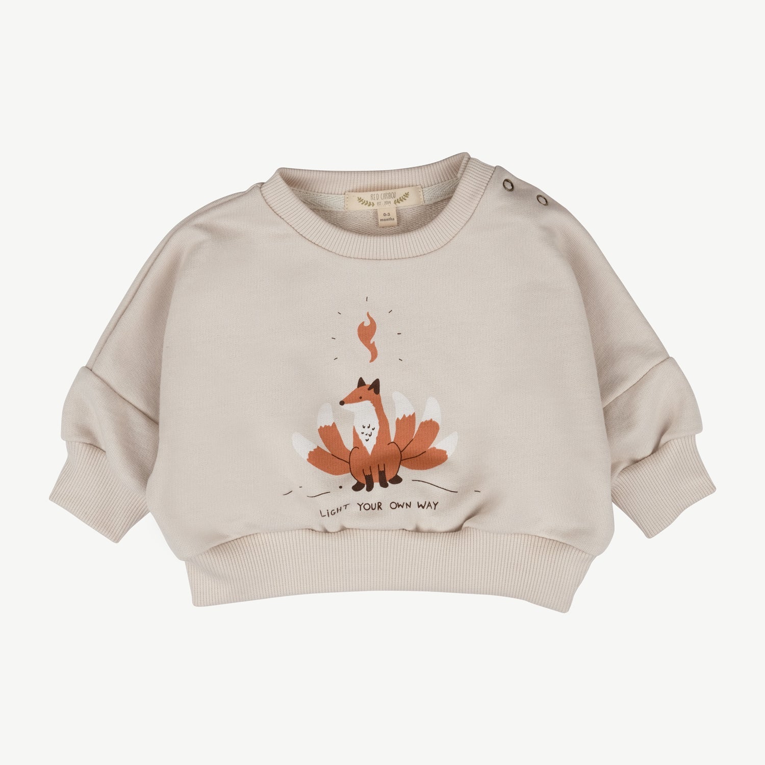 Polera ‘Light your own way' (Zorros) White Sand