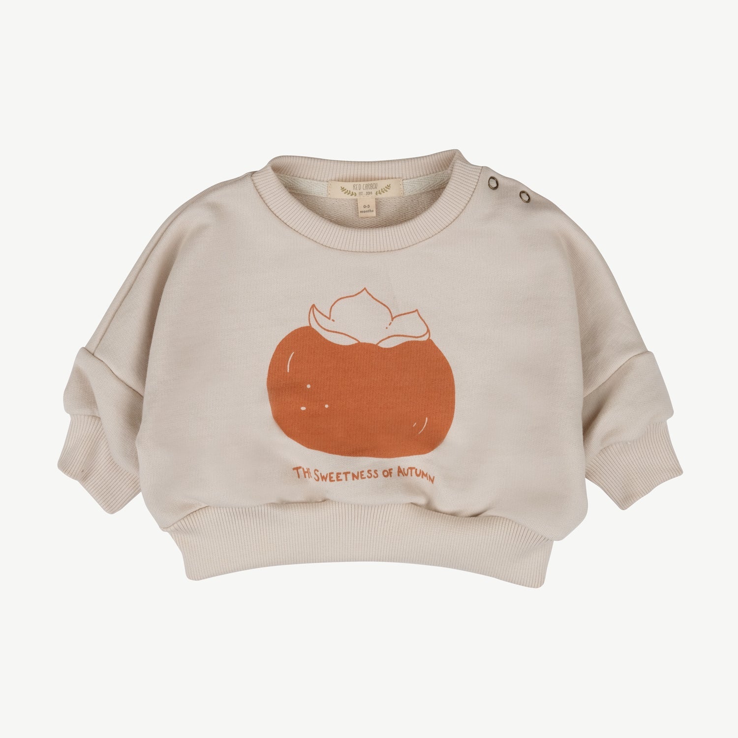 Polera ‘The Sweetness of Autumn' (Frutos) White Sand