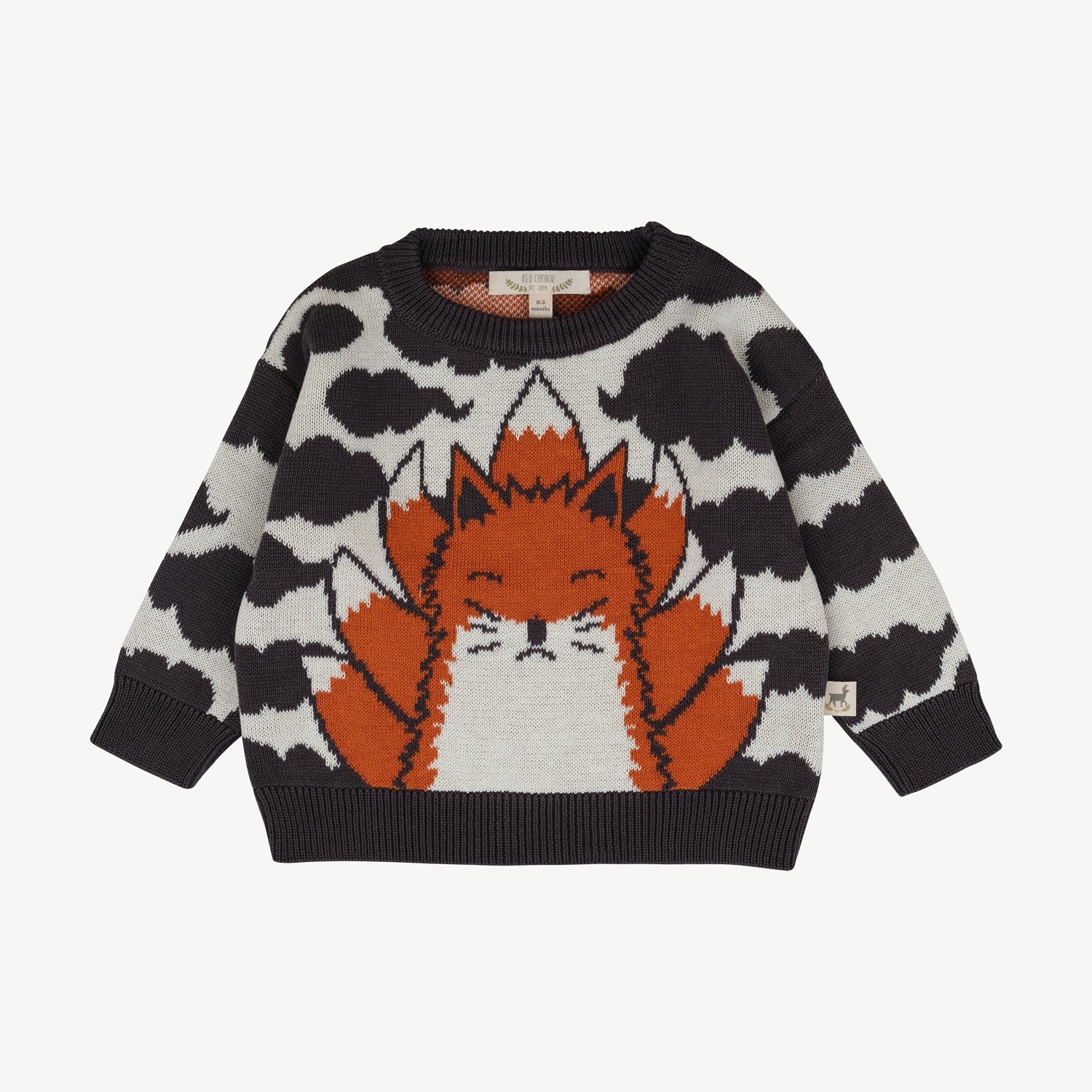 Chompa Tejida de Bebé Zorro ‘Kitsune’