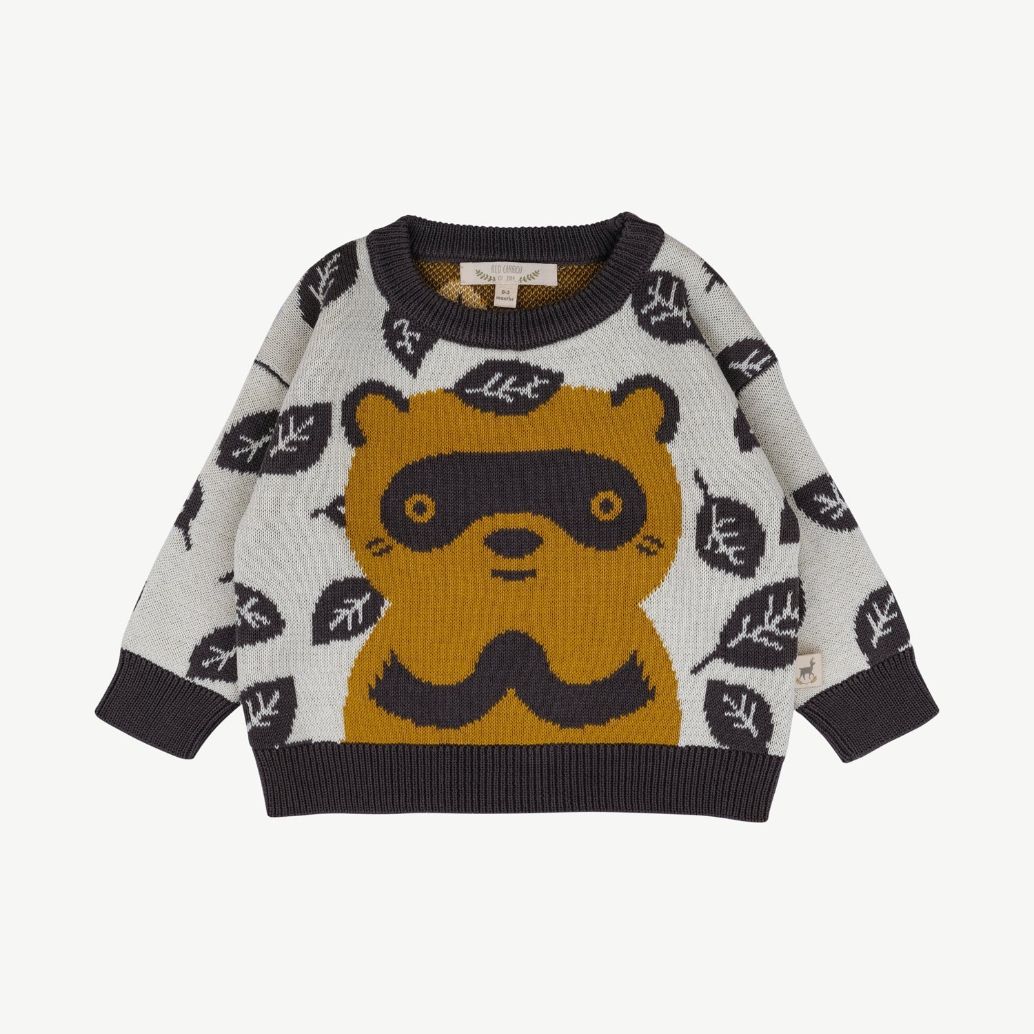 Chompa Tejida de Bebé Mapache 'Tanuki'
