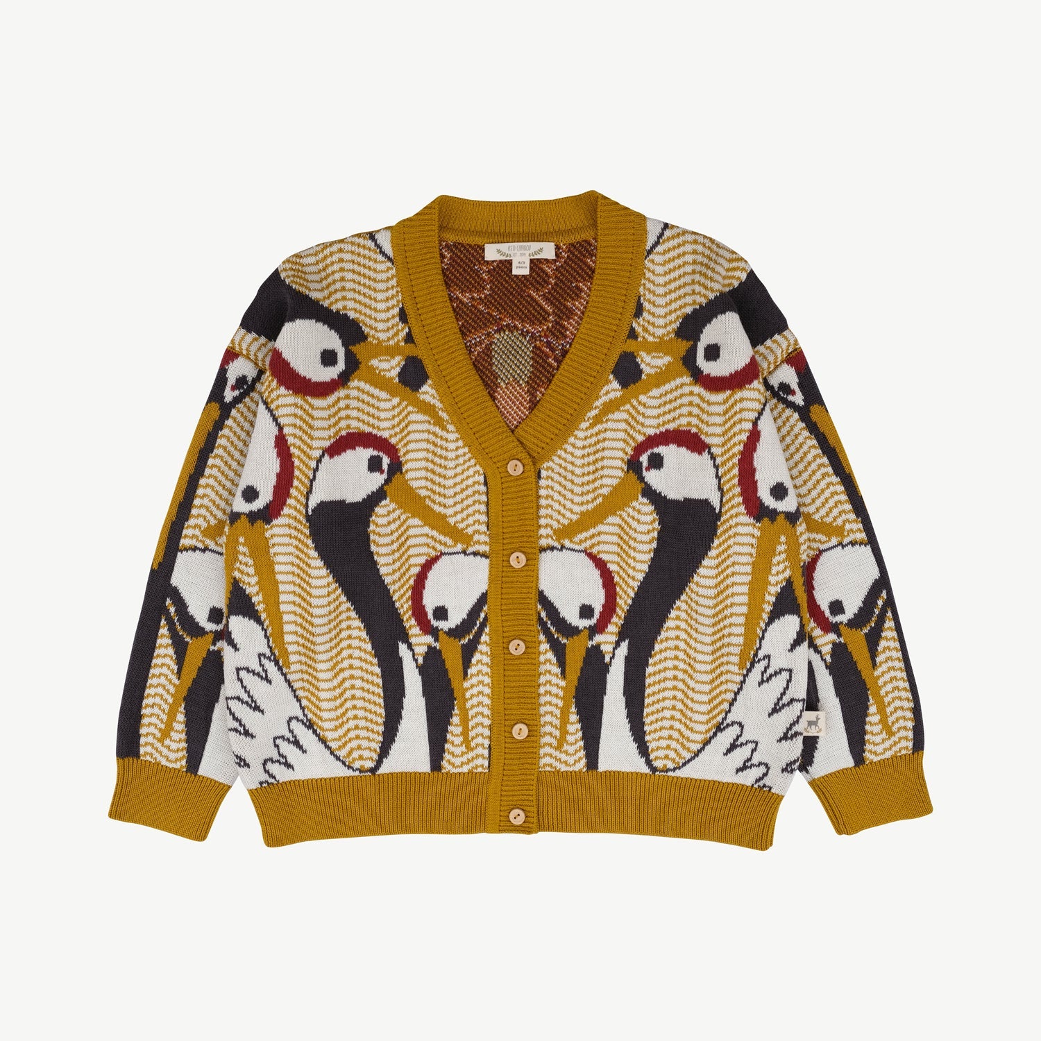 Cárdigan Tejido Grulla 'Tsuru'