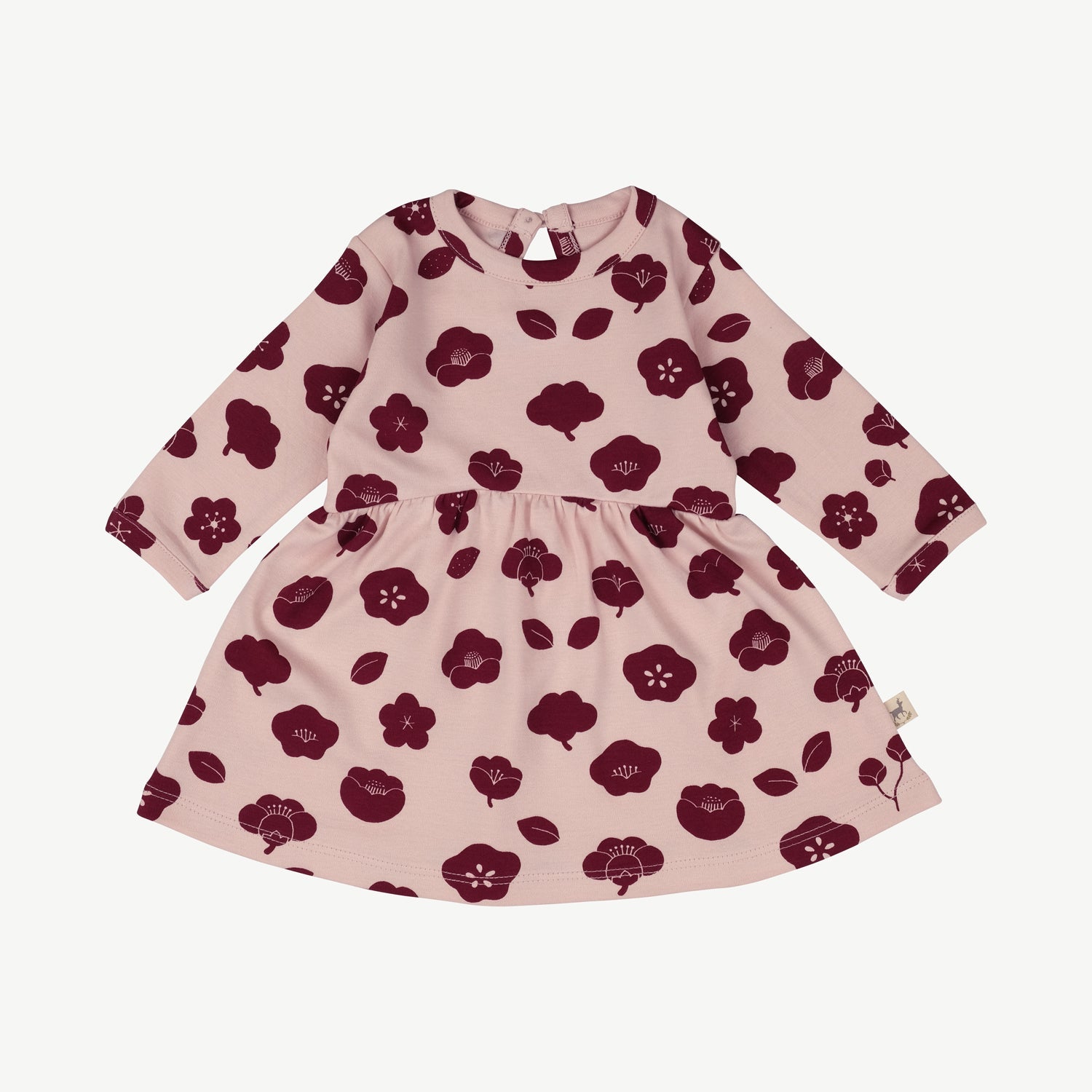 Vestido de Bebé ‘Plums in Bloom' (Flores) Peach Whip