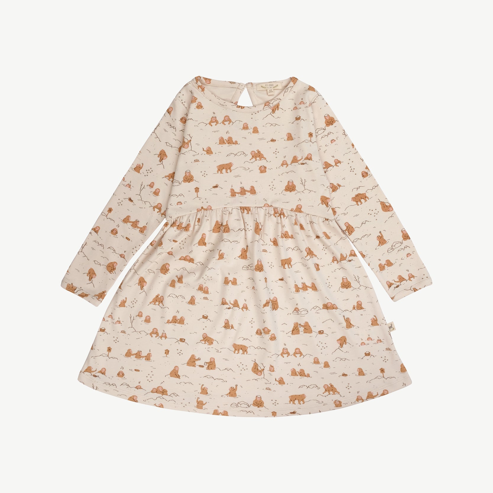 Vestido 'Monkey Snow Day' (Monos) Sandshell