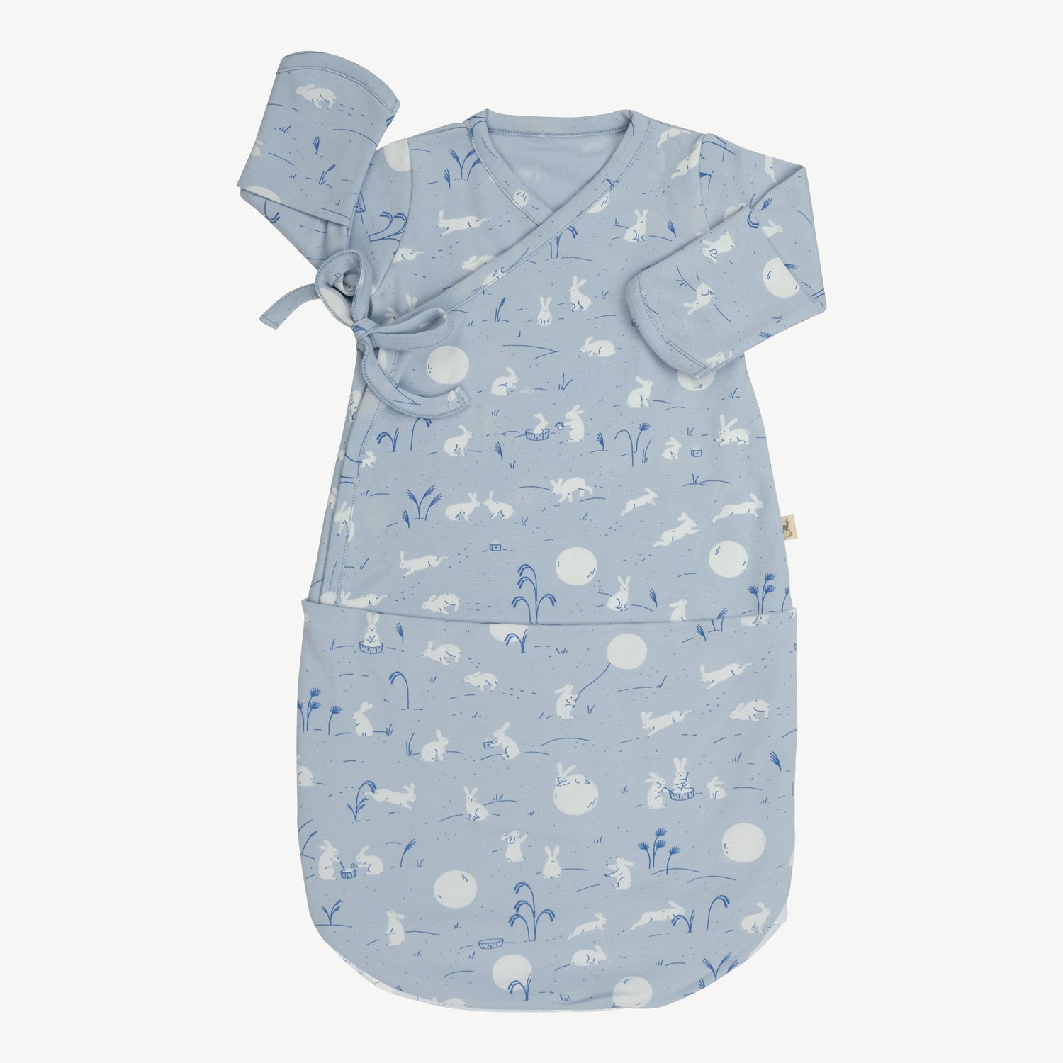 Saco de Dormir ‘Moonlit Usagi’ (Conejos) Celestial Blue