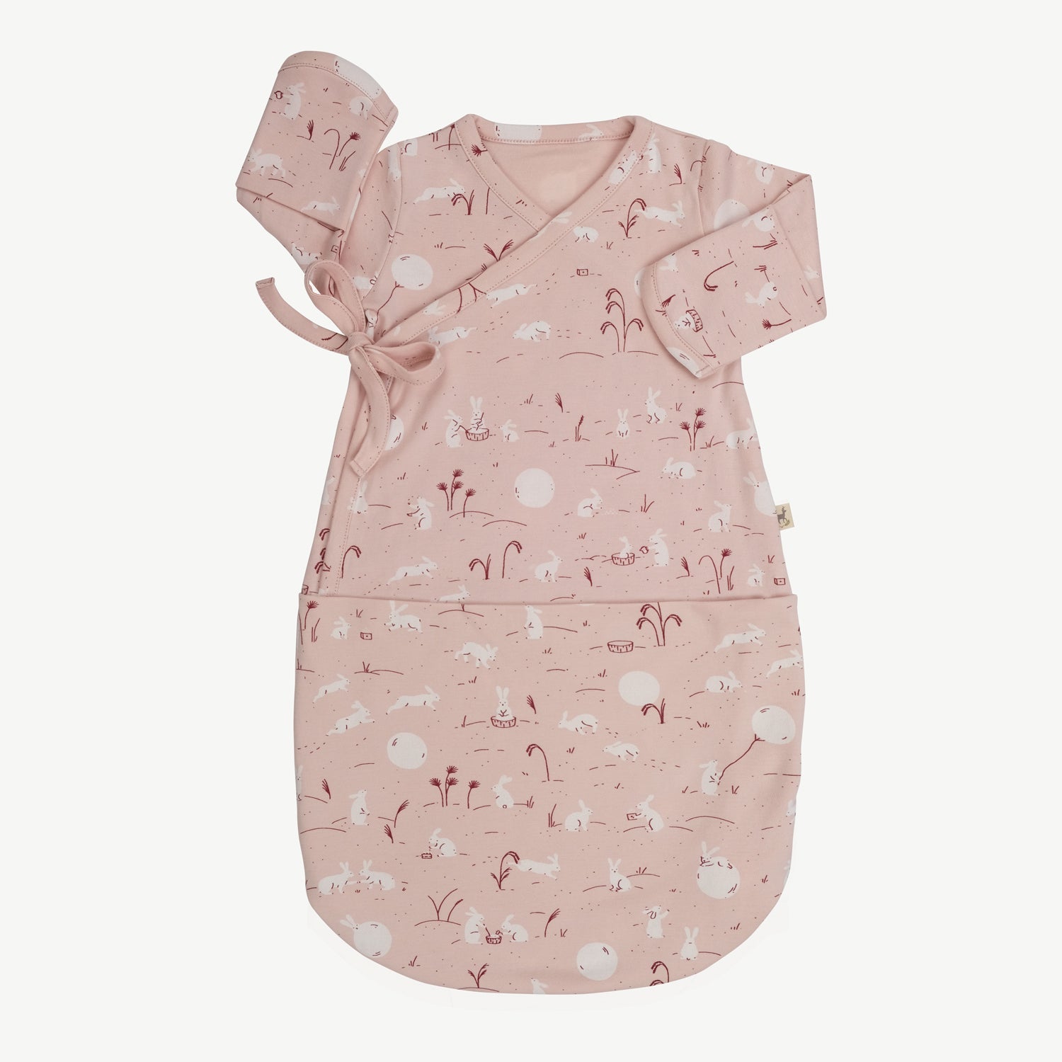 Saco de Dormir ‘Moonlit Usagi’ (Conejos) Peach Whip