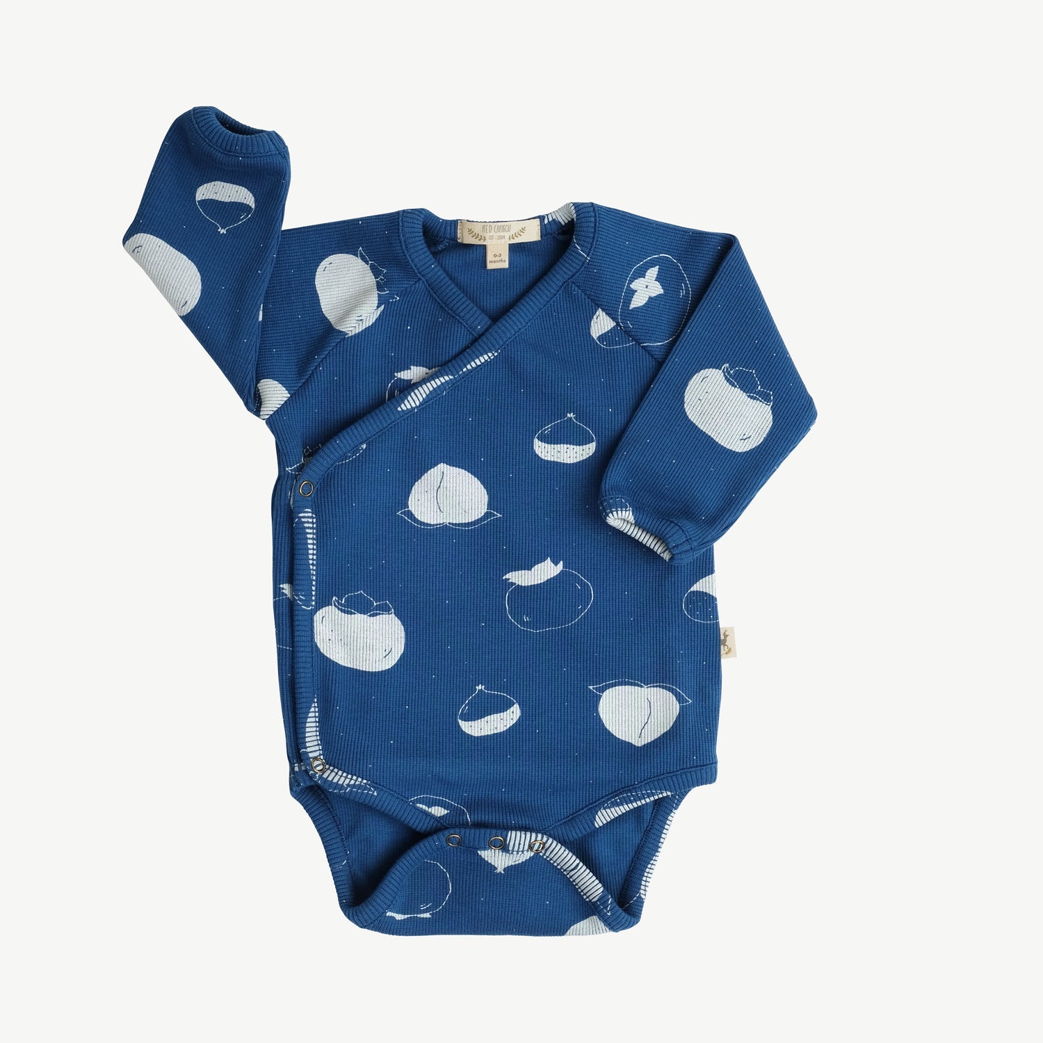 Body de Rib ‘Fruitful Patience' (Frutos) Dark Blue
