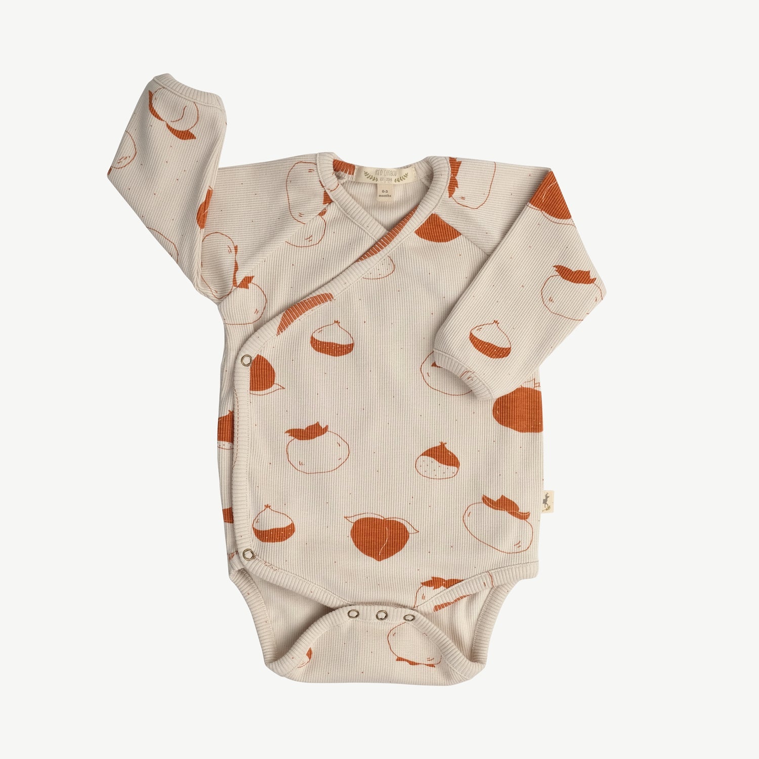 Body de Rib ‘Fruitful Patience' (Frutos) White Sand