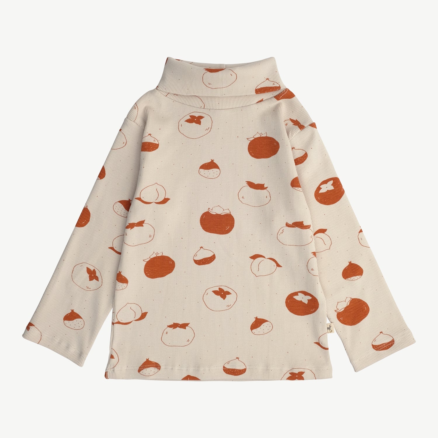 Polo Cuello Tortuga de Rib ‘Fruitful Patience' (Frutos) White Sand