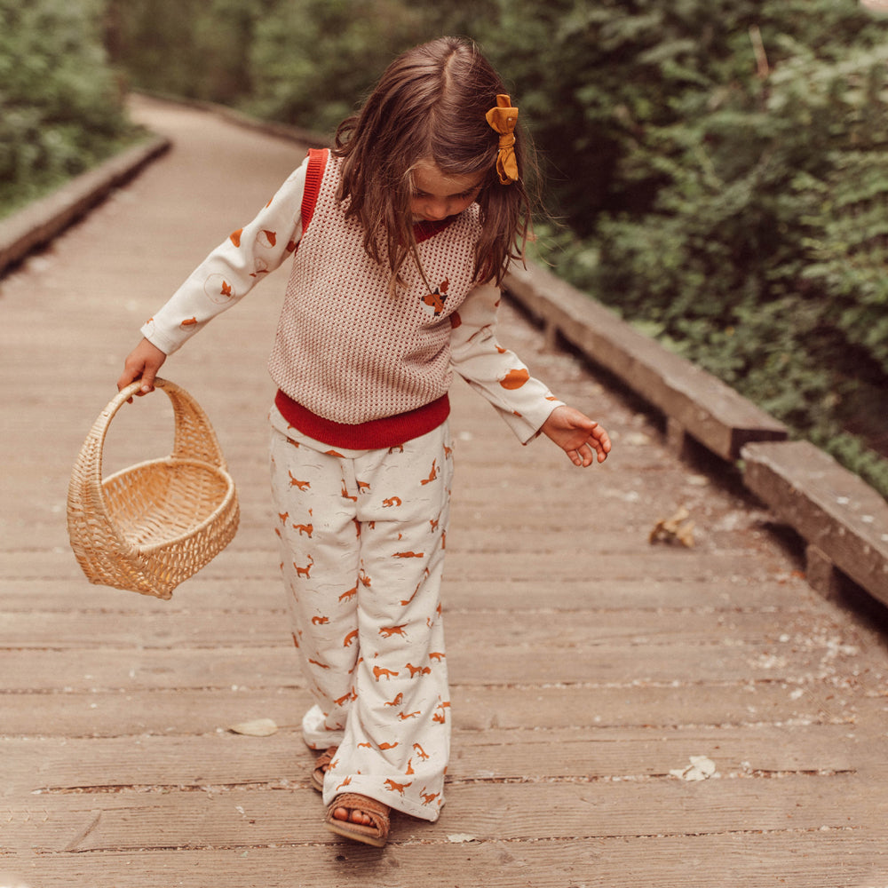 Polo Henley de Rib ‘Fruitful Patience' (Frutos) White Sand