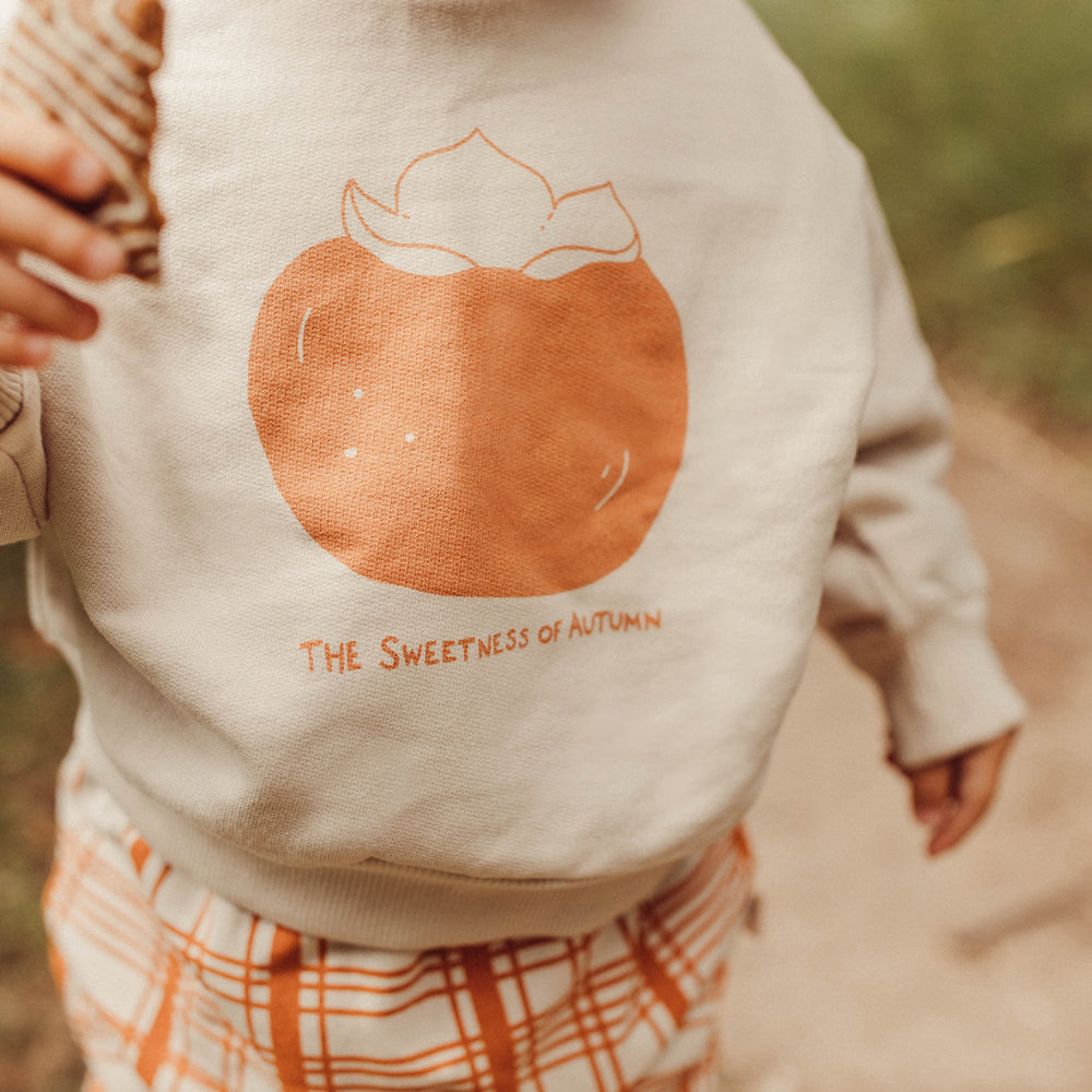 Polera ‘The Sweetness of Autumn' (Frutos) White Sand