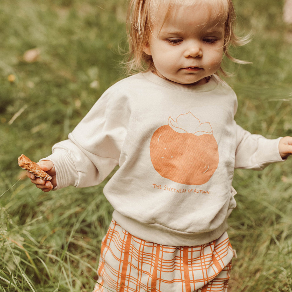 Polera ‘The Sweetness of Autumn' (Frutos) White Sand