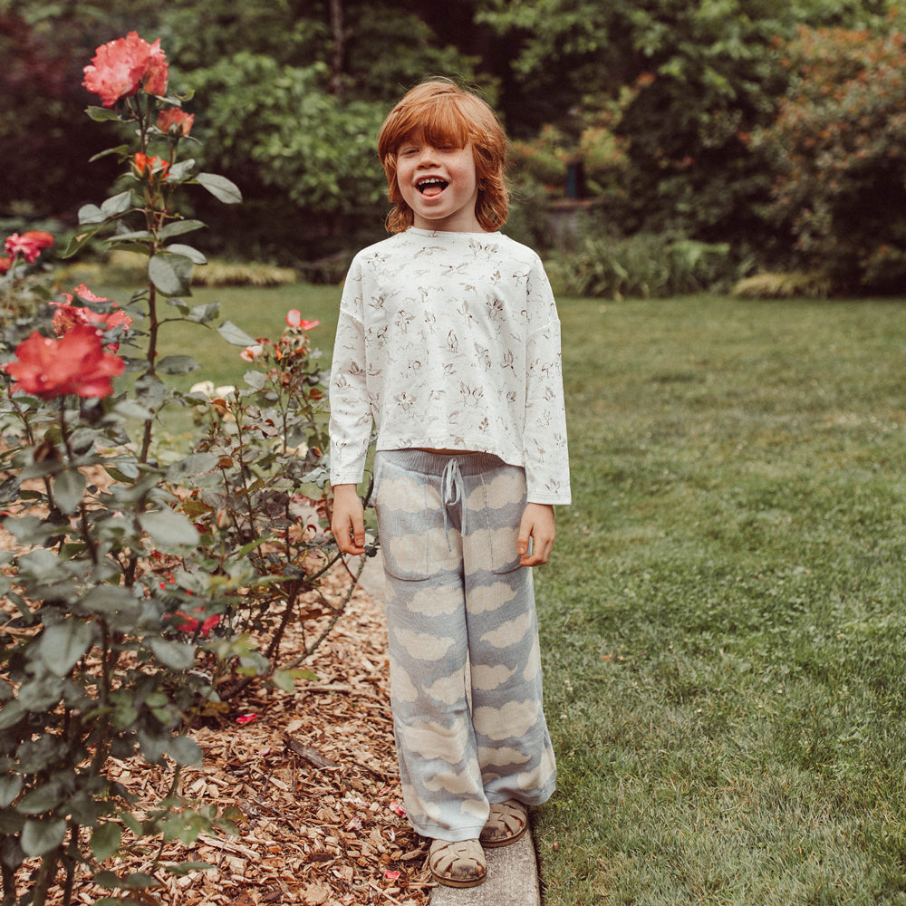 Pantalón Tejido 'Nubes' Gray