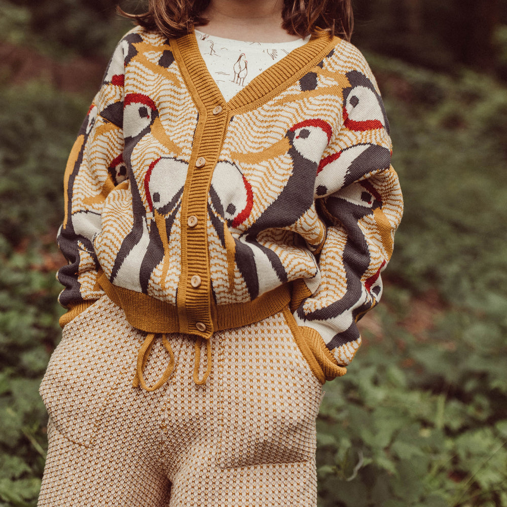 Pantalón Tejido ‘Multi' Mustard