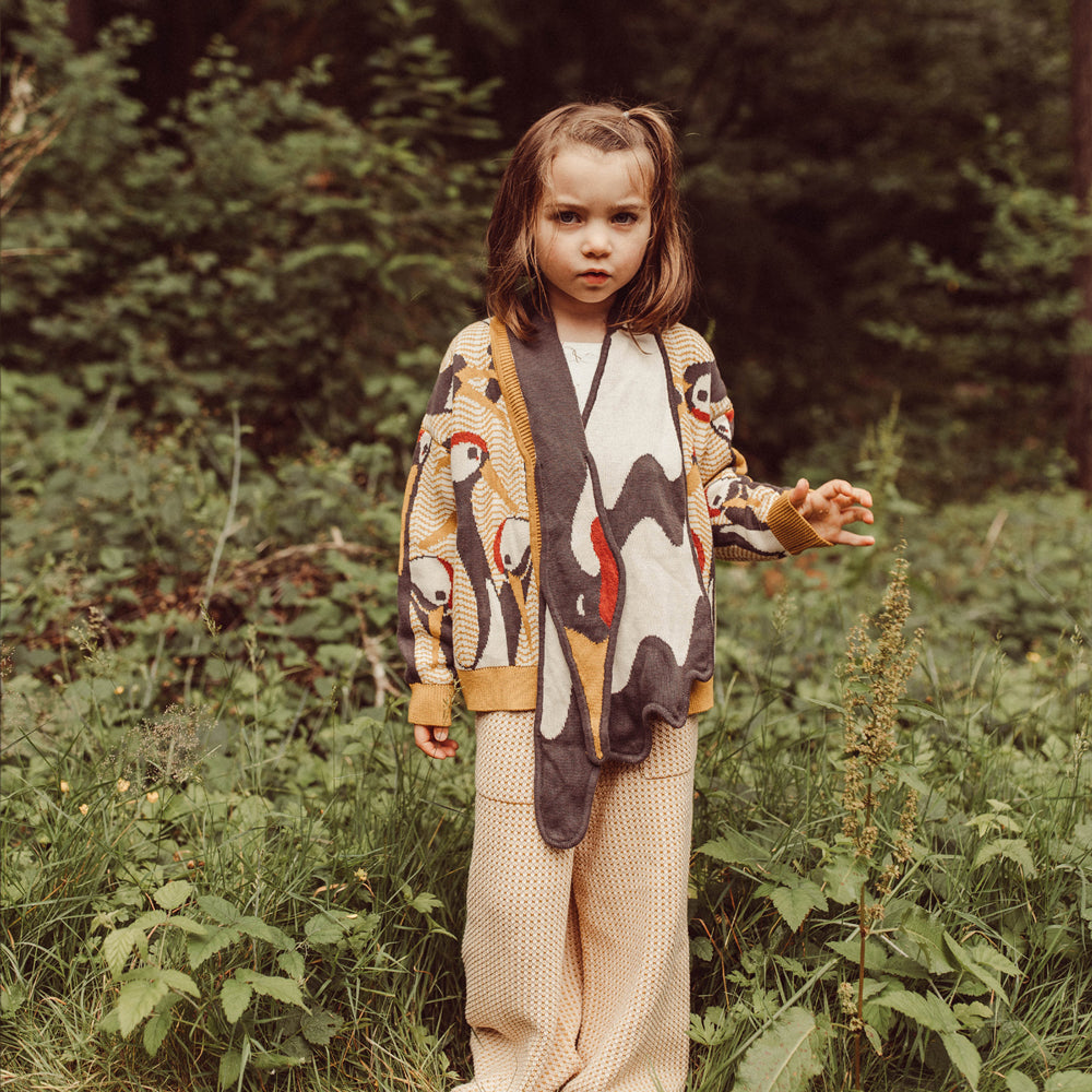 Pantalón Tejido ‘Multi' Mustard