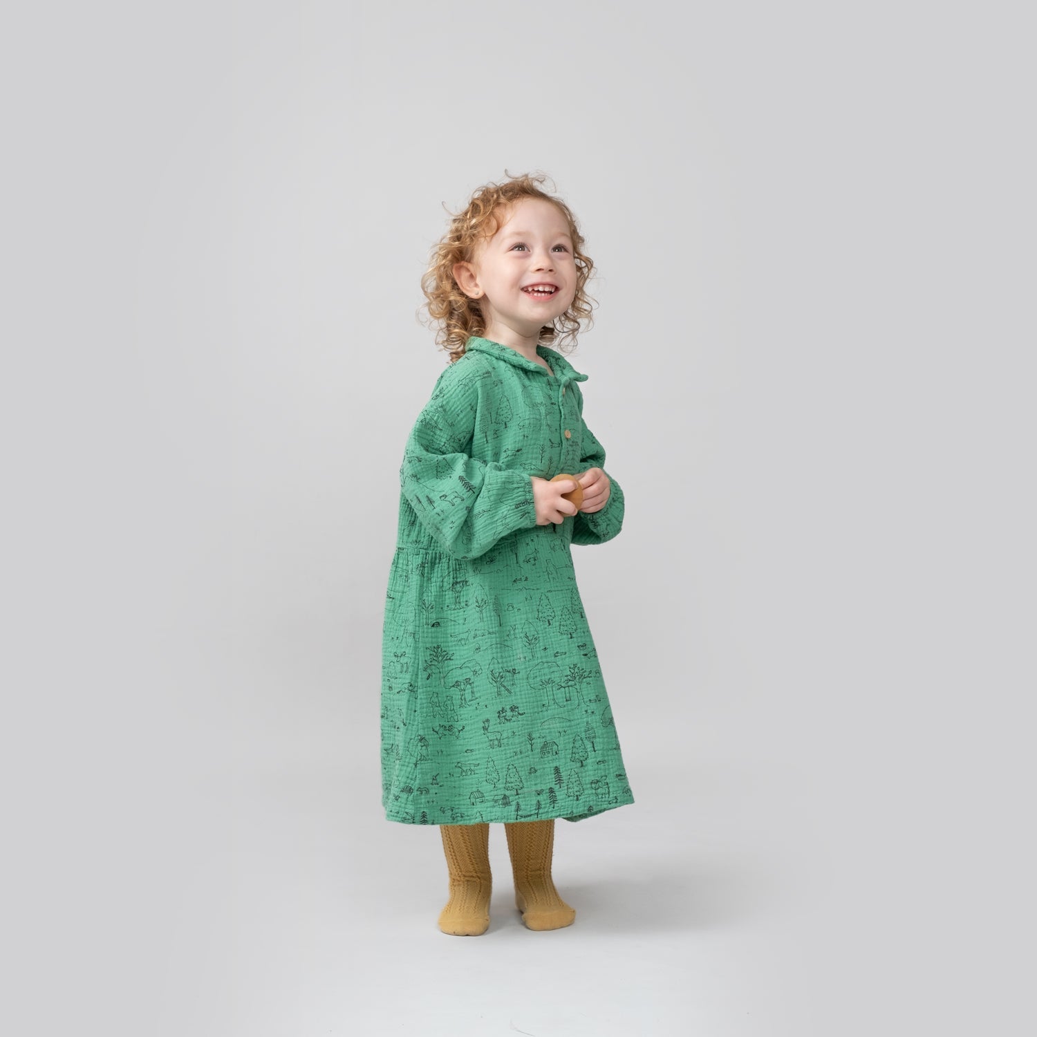 Vestido 'the story' malachite green
