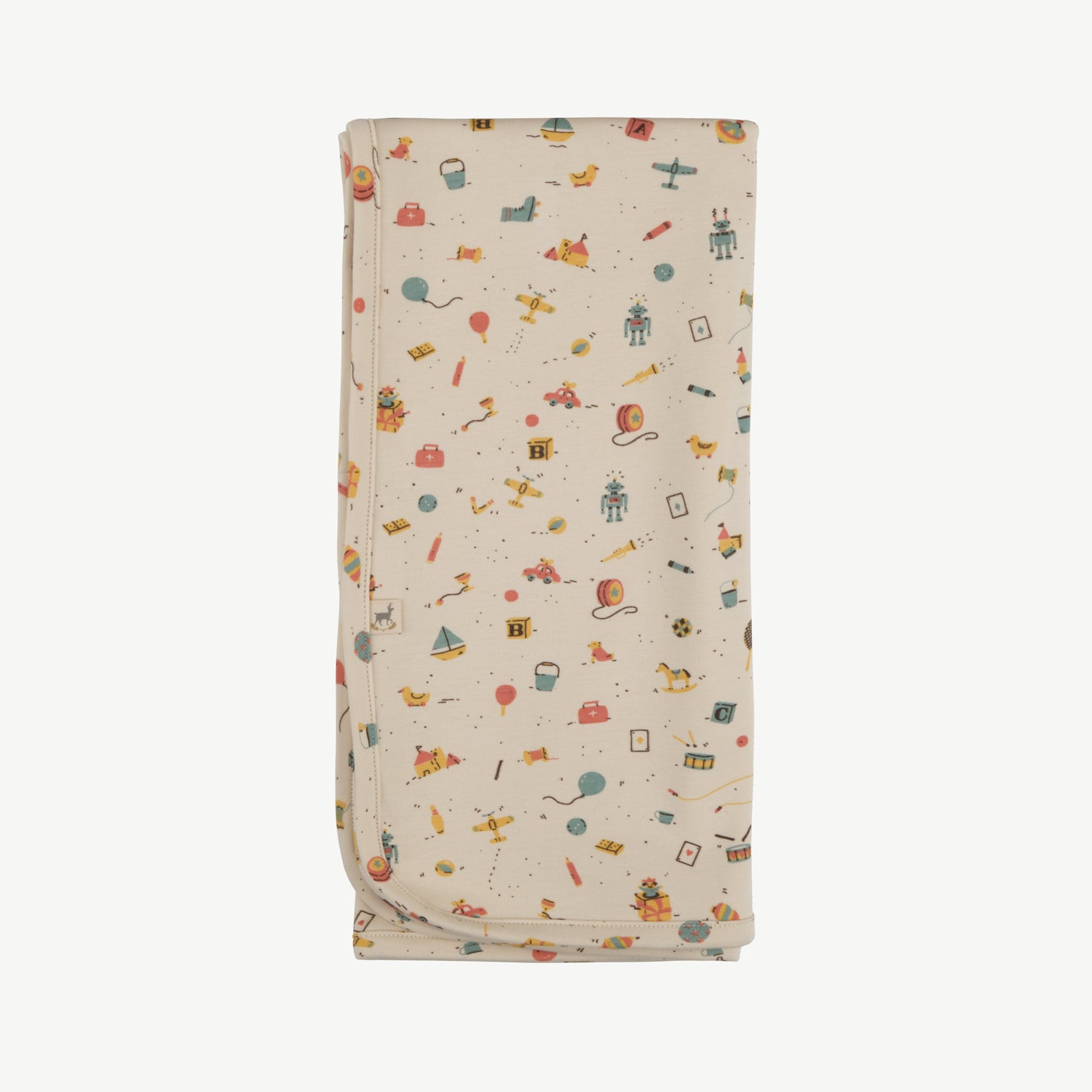 Manta reversible 'bygone toys' tapioca