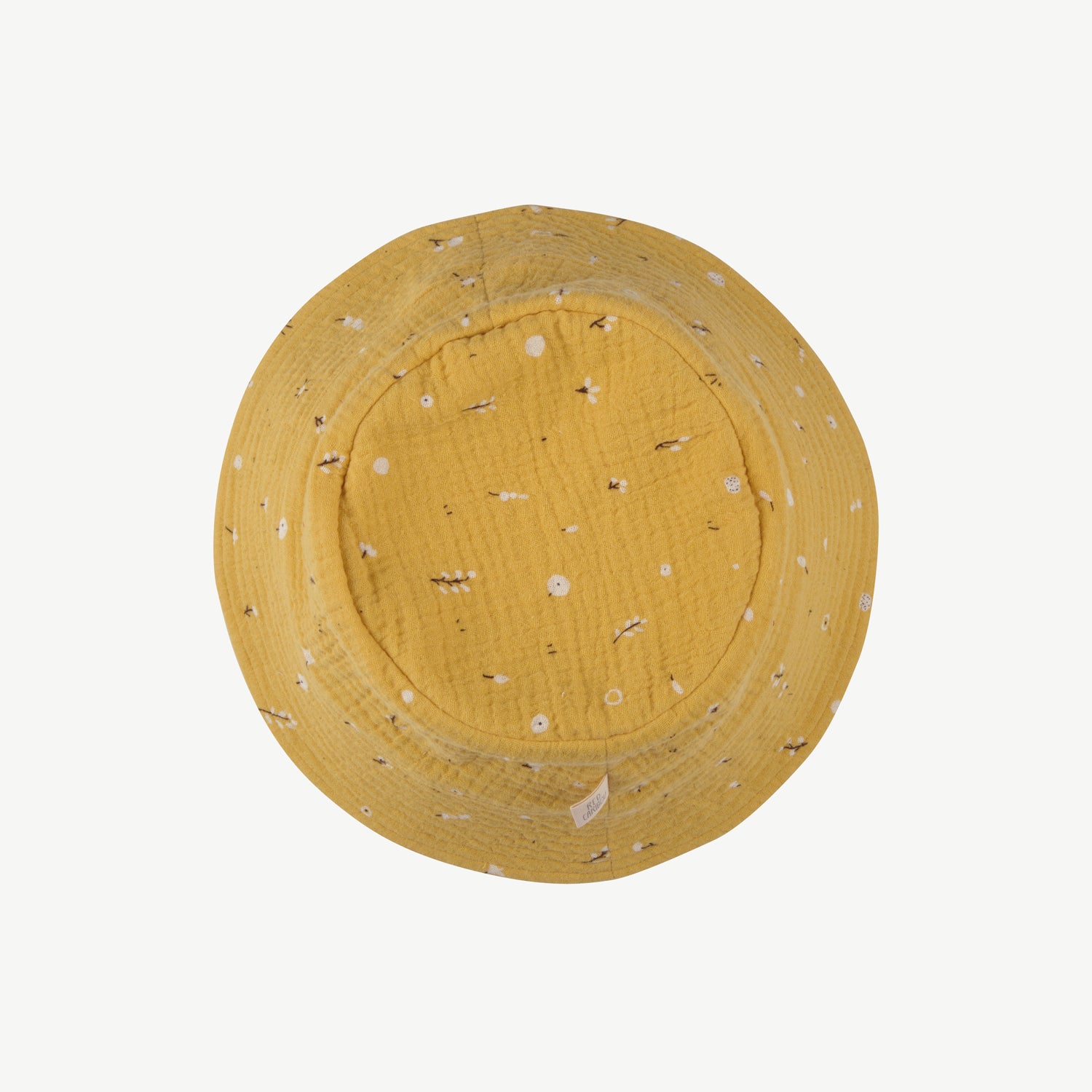 Gorro de muselina 'dusty bloom' amber yellow