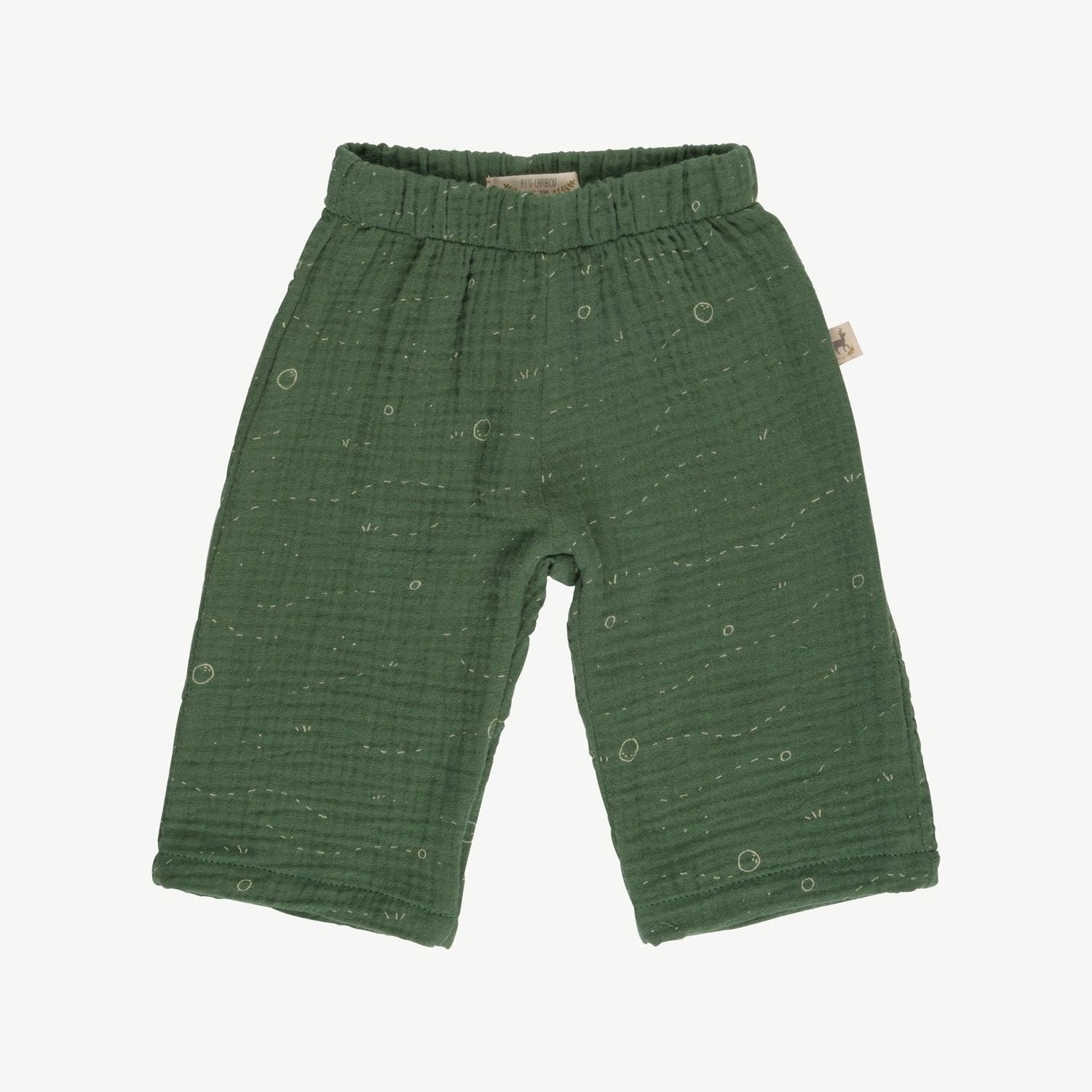 Pantalón de Muselina 'beetle tracks' vineyard green