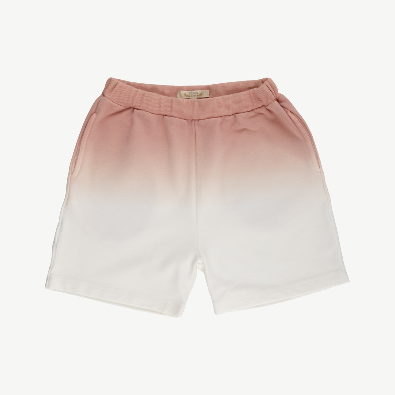 Shorts 'plain-dip dye' ash rose