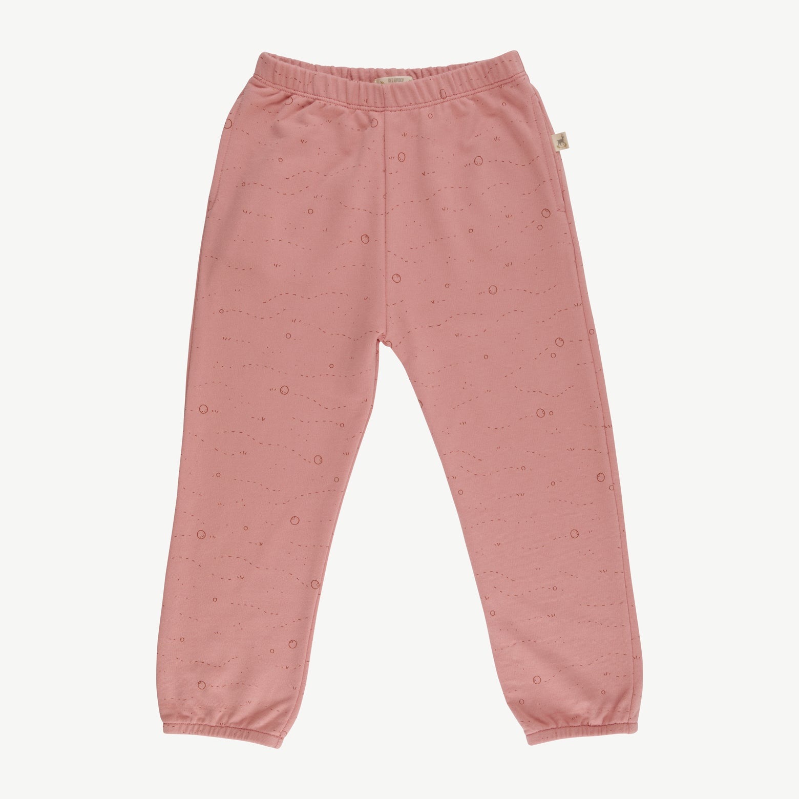 Jogger 'beetle tracks' ash rose