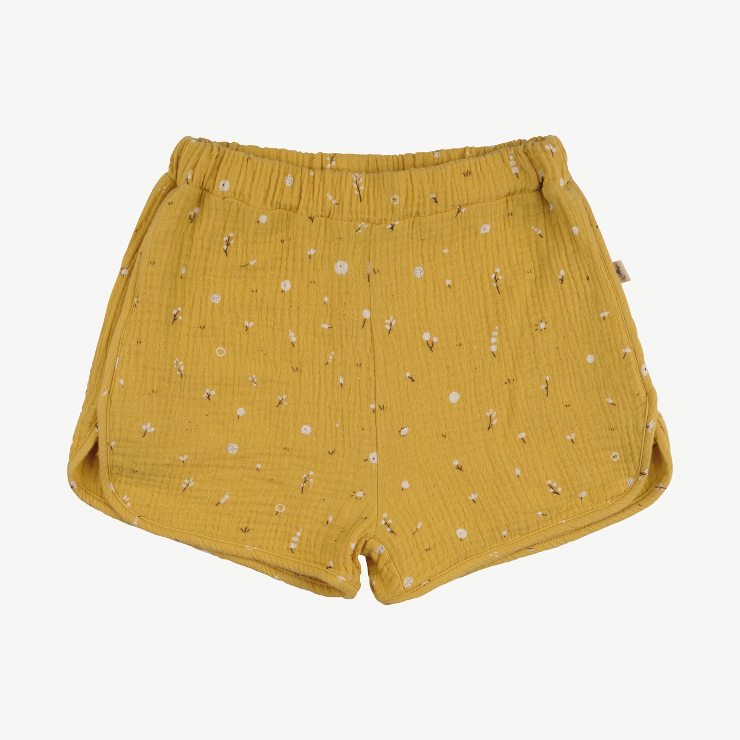 Shorts de Muselina 'dusty bloom' amber yellow