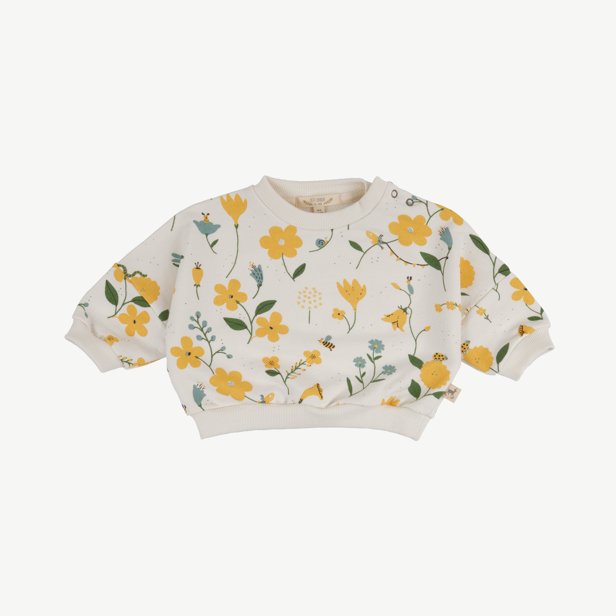 Sudadera 'spring blossom' whisper white