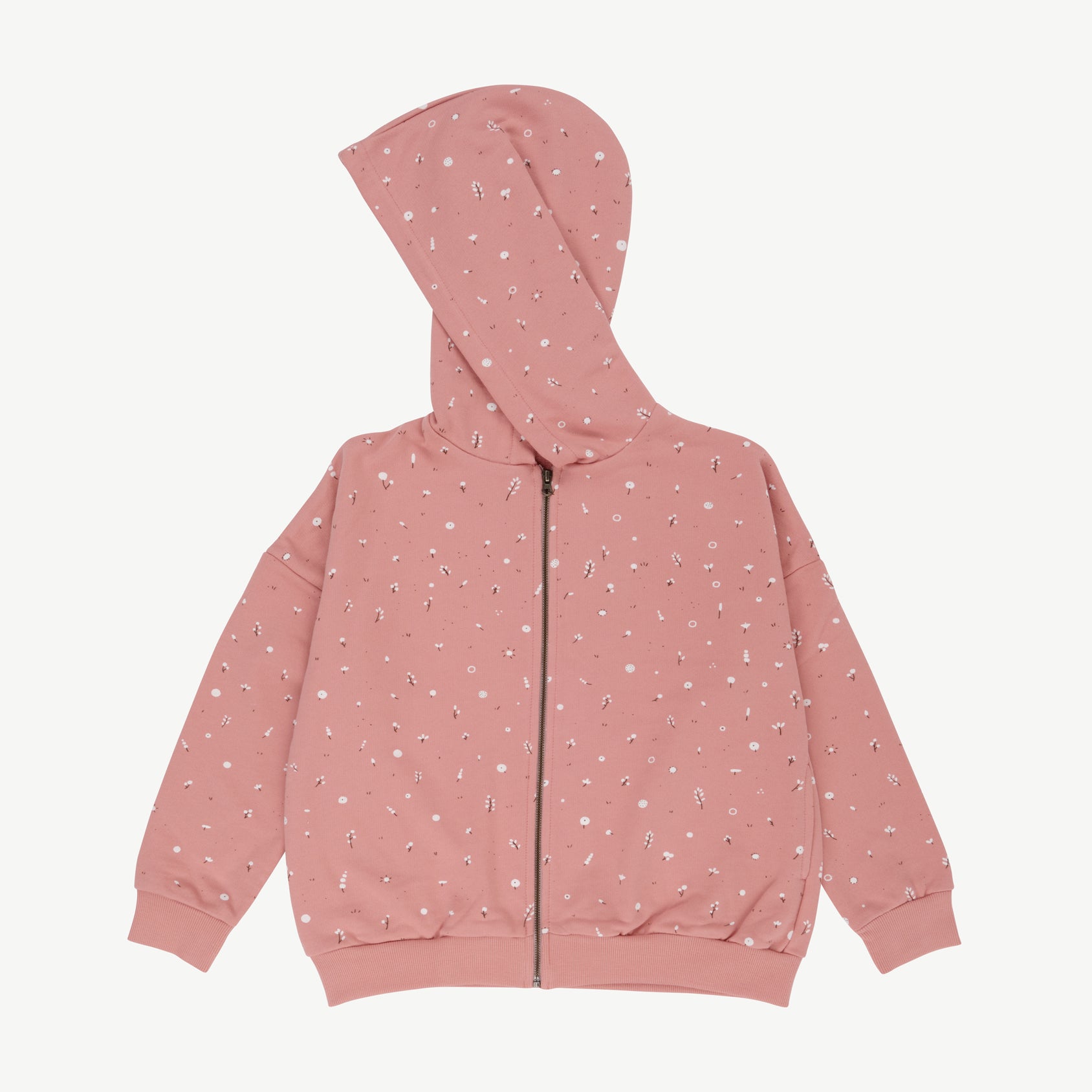 Polera con capucha 'dusty bloom' ash rose