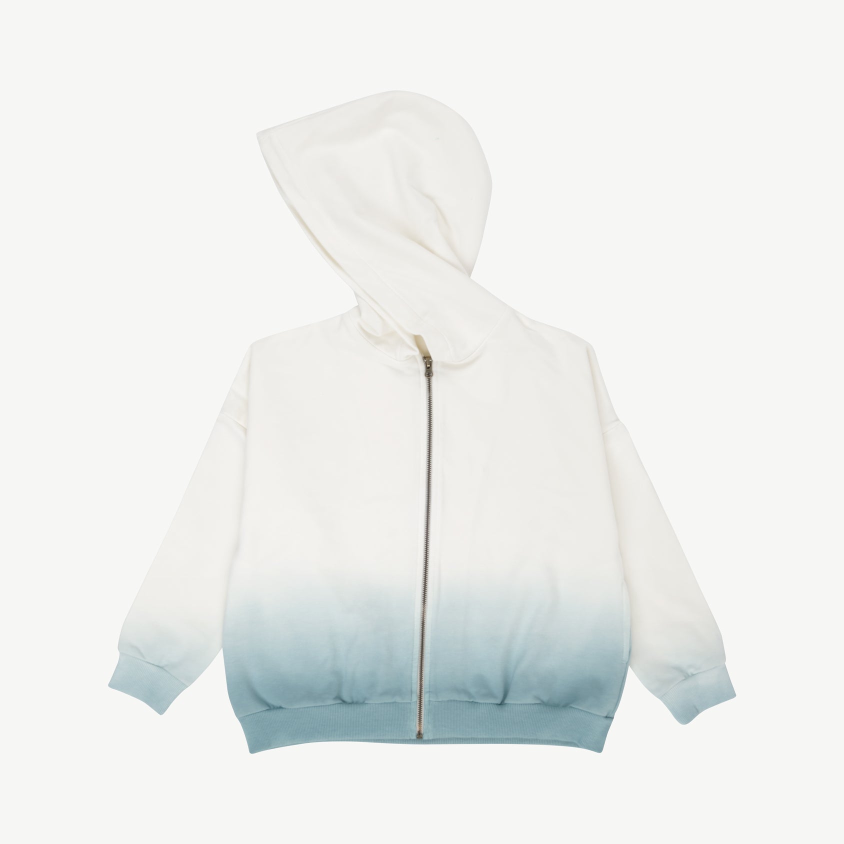 Polera con capucha 'plain-dip dye' abyss