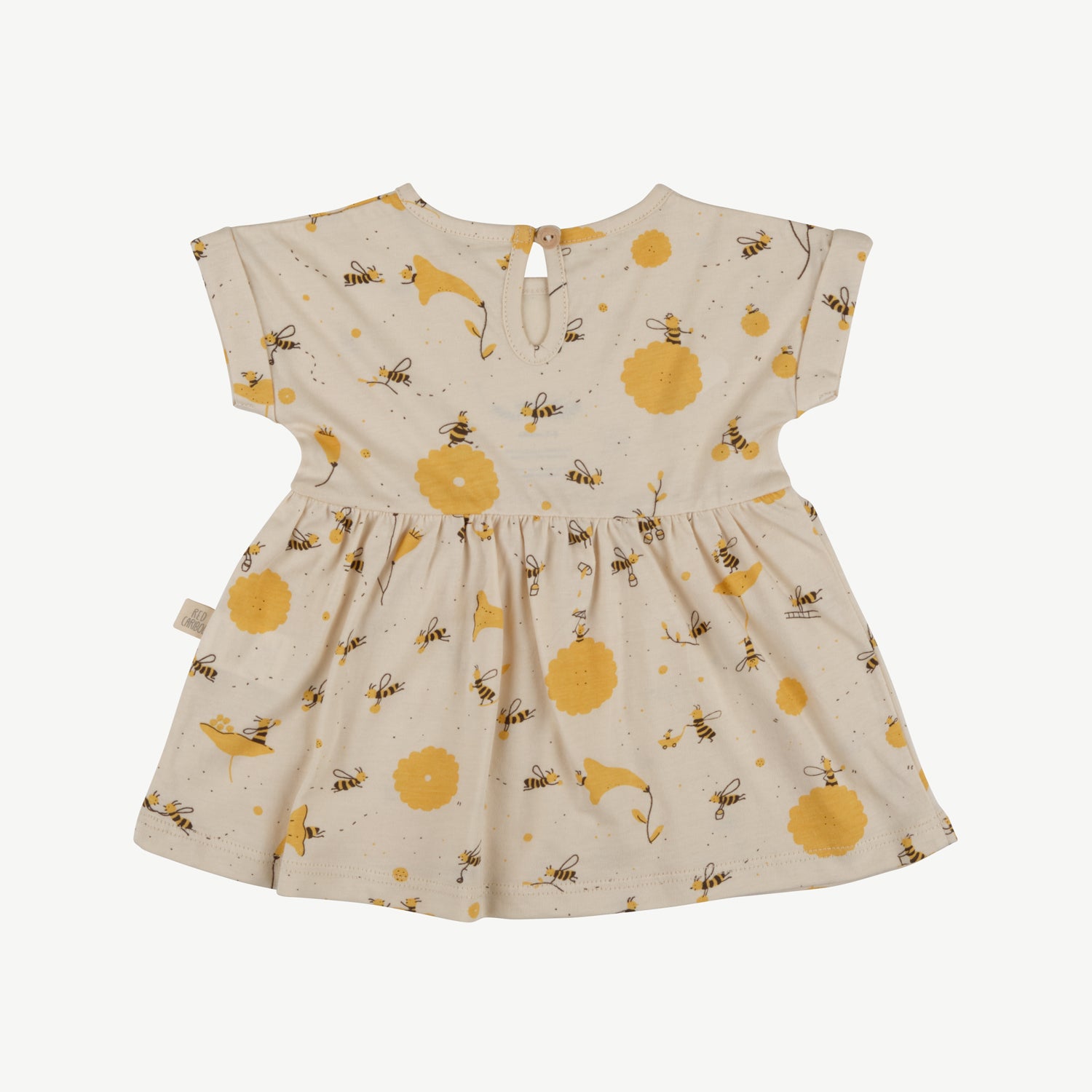 Vestido 'buzzy bees' tapioca