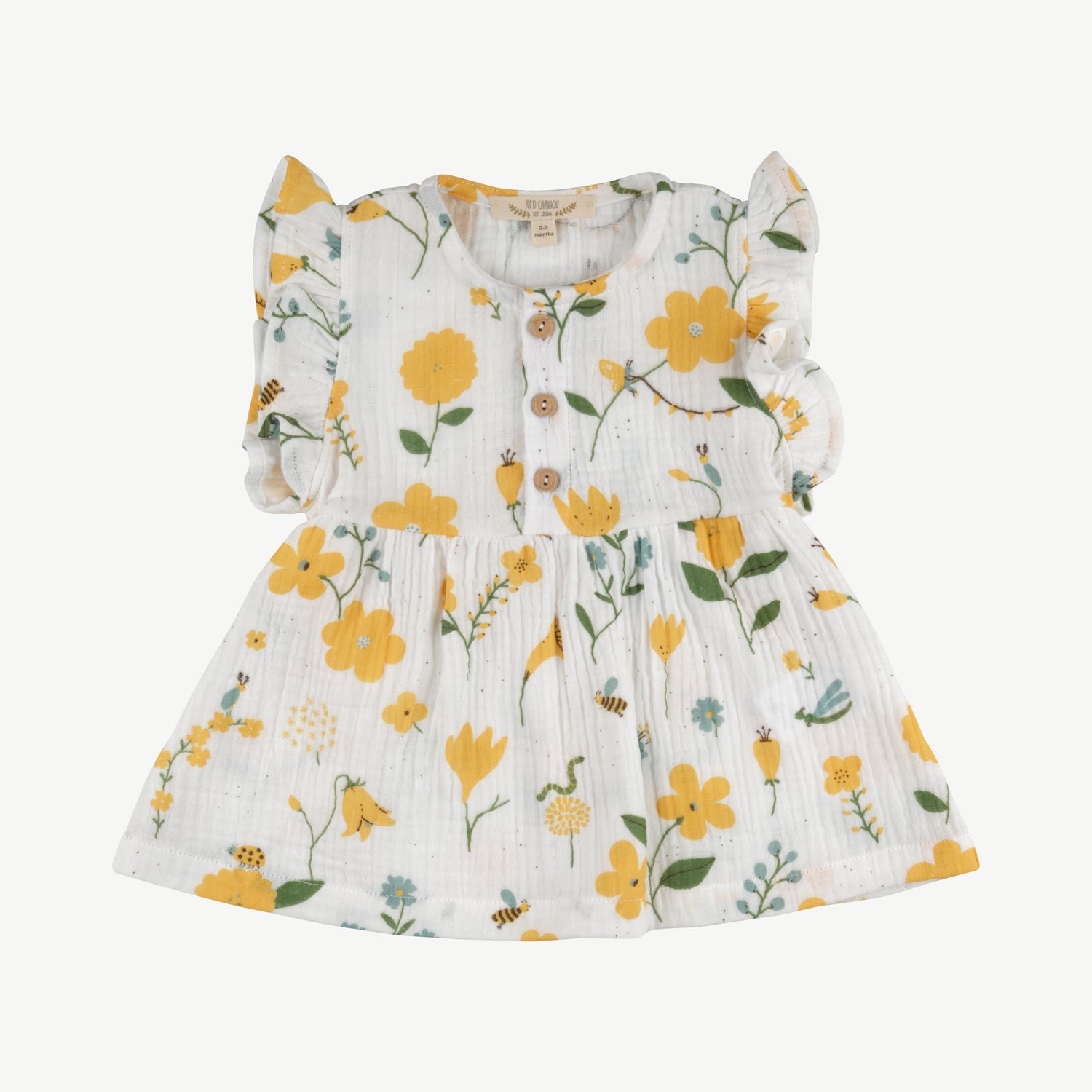 Vestido 'spring blossom' ivory