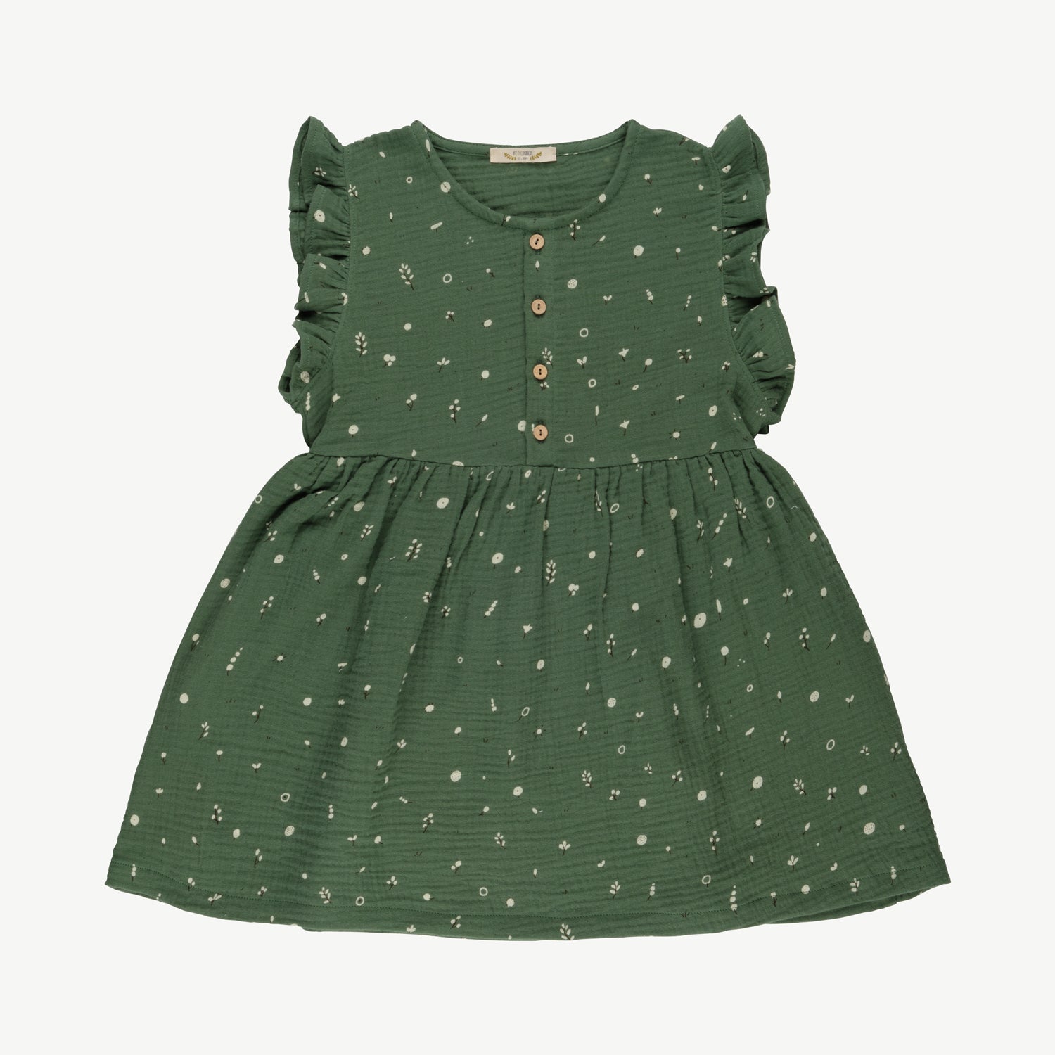 Vestido 'dusty bloom' vineyard green